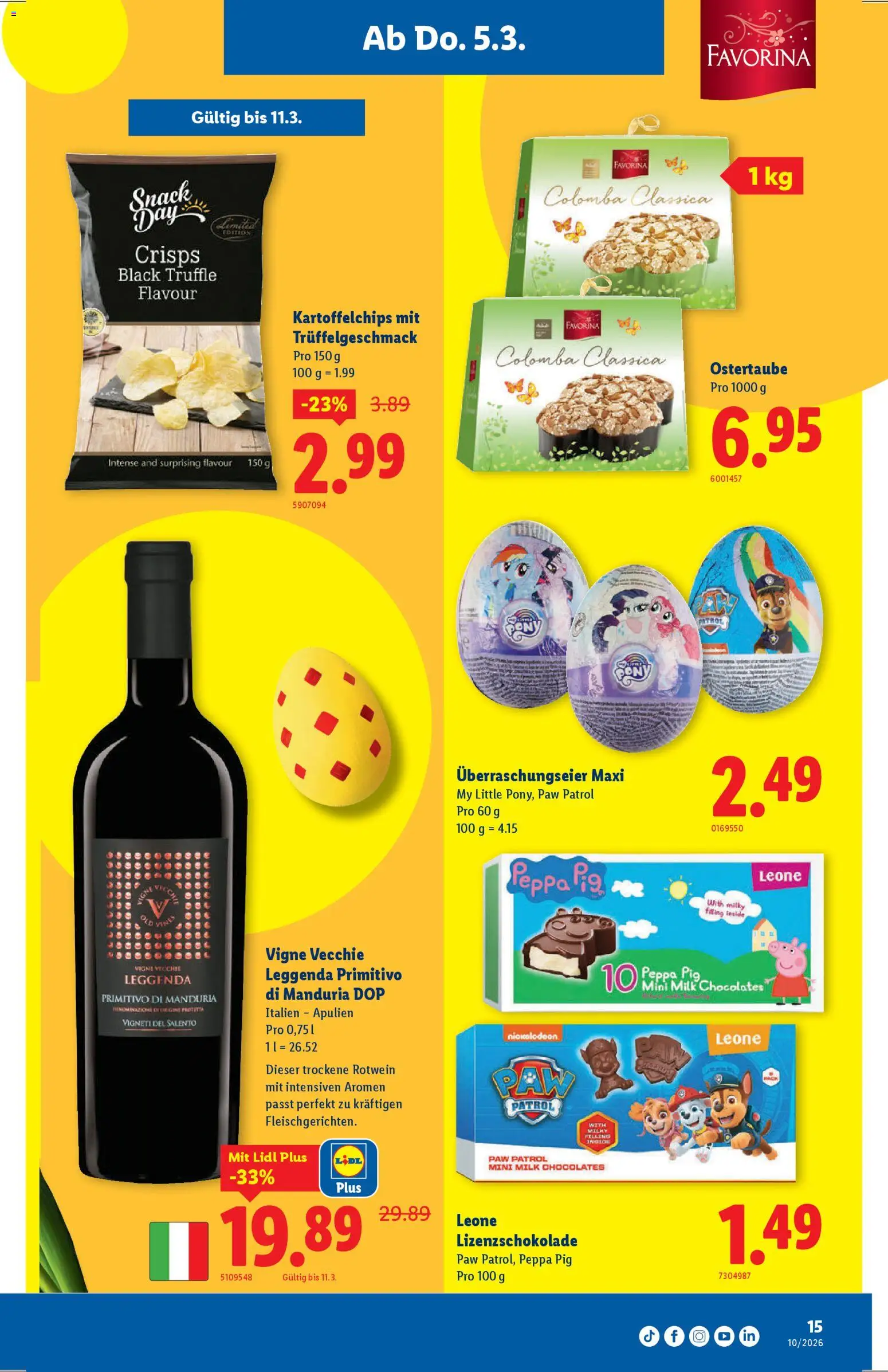 Lidl Aktionen – gültig ab 05.03.2026 | Seite: 15 | Produkte: Rotwein