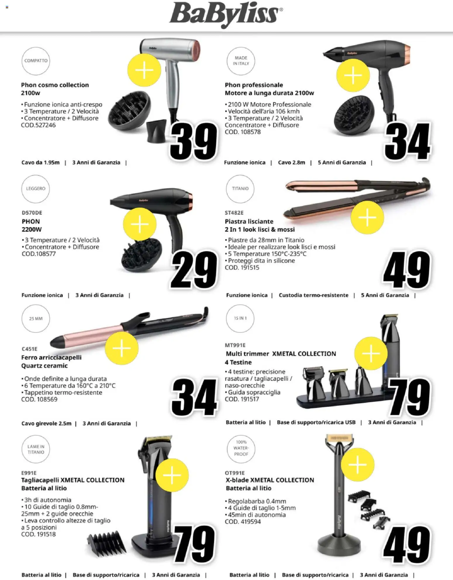 Volantino Media World del 12.11.2025 | Pagina: 28 | Prodotti: Regolabarba, Cavo, USB, Batteria