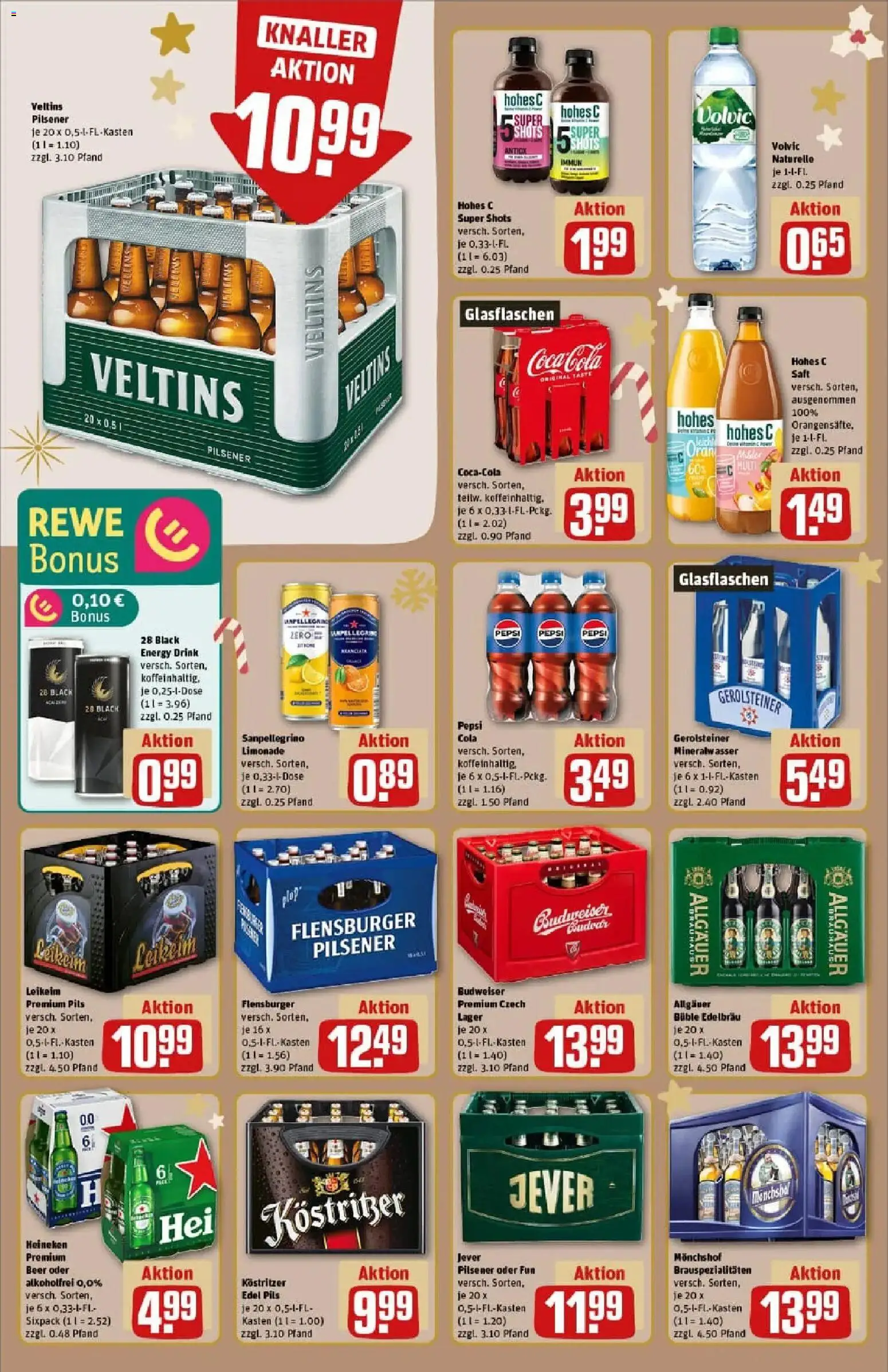 Rewe prospekt Apolda	 – gültig ab 07.12.2025 | Seite: 16 | Produkte: Limonade, Mineralwasser, Jever, Veltins