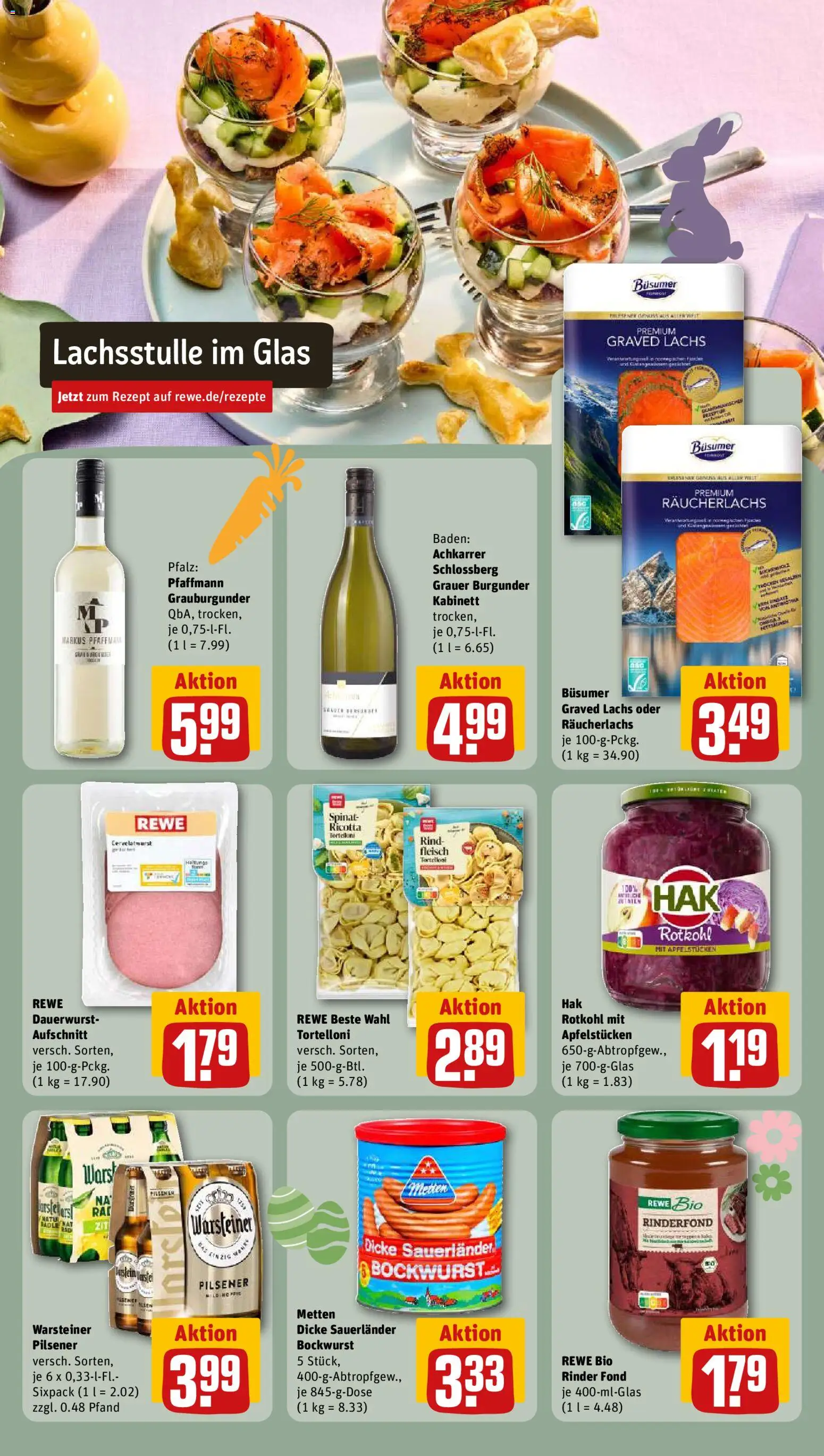Rewe ihr Kaufpark Prospekt 	 – gültig ab 23.03.2026 | Seite: 19 | Produkte: Bockwurst, Lachs, Räucherlachs, Fleisch
