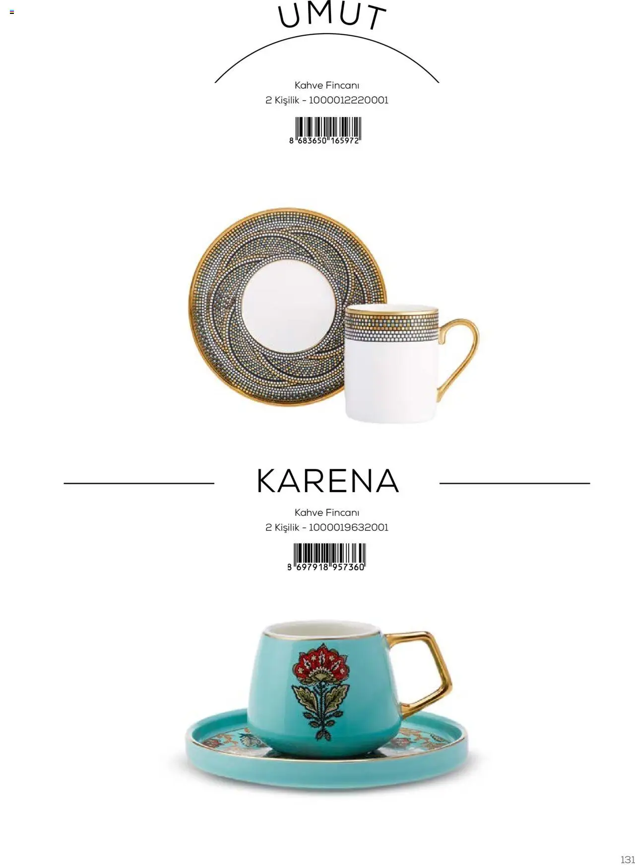 Karaca Sofra 2 - 01.03.2025 tarihinden itibaren geçerlidir | Sayfa: 131 | Ürünler: Kahve