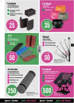 Forhåndsvisning av Sport Outlet kundeavis gyldig fra 24.03.2026 | Side: 27 | Produkter: Stol