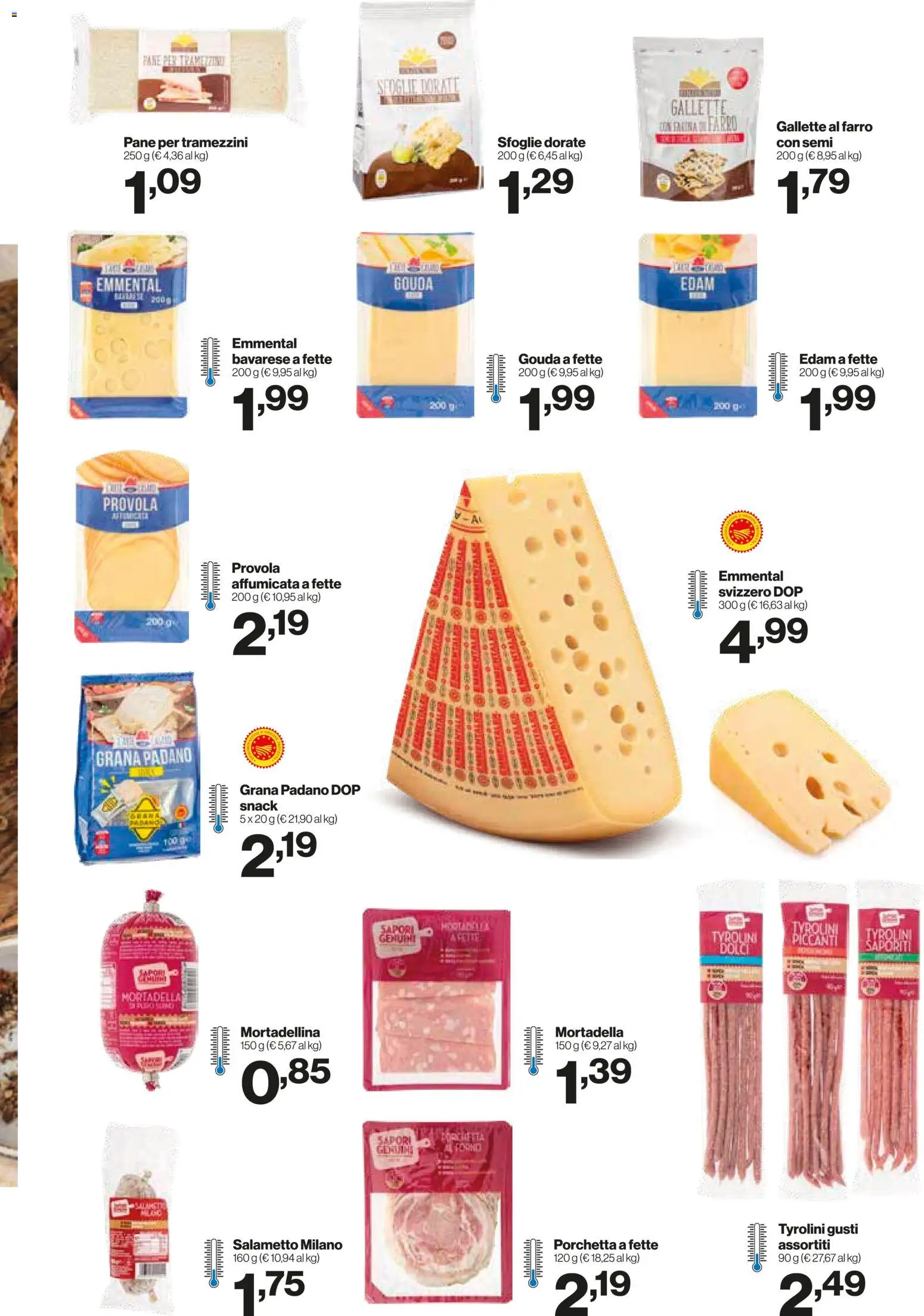 Volantino IN's del 14.01.2026 | Pagina: 7 | Prodotti: Gallette, Mortadella, Provola, Farro