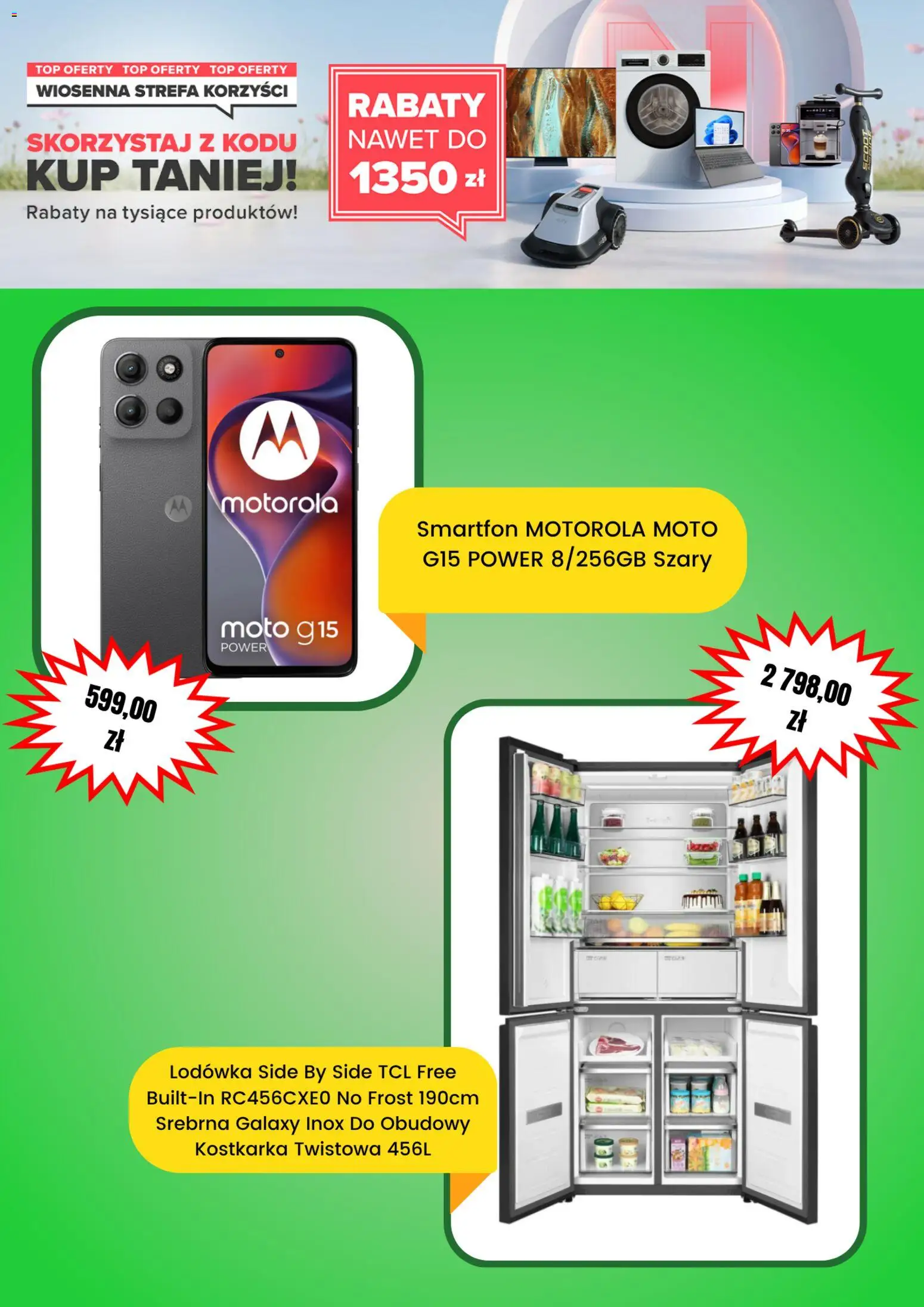 Neonet promocje od 09.04.2026 | Strona: 3 | Produkty: Top, Smartfon, Lodówka