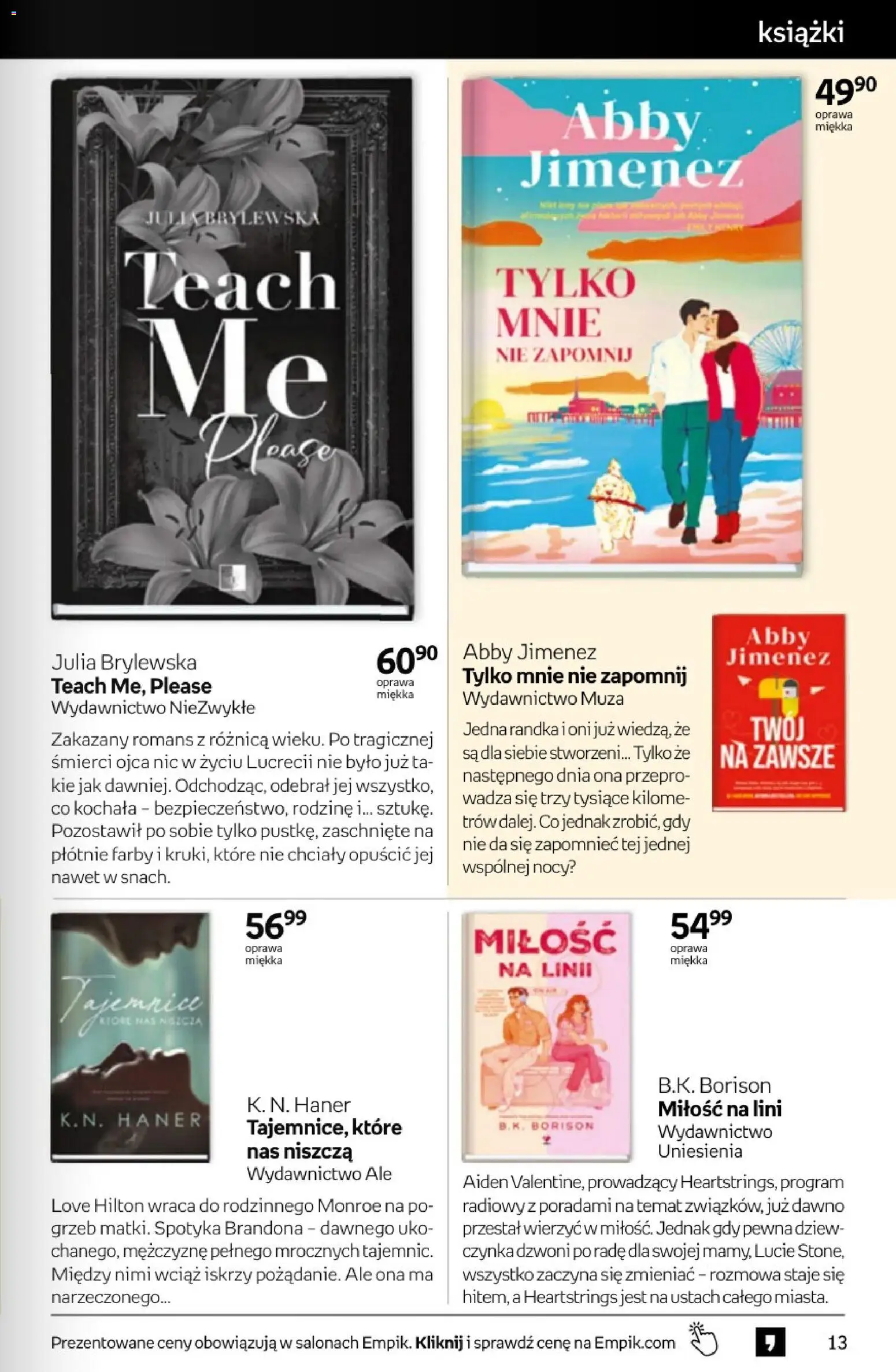 Empik promocje od 22.04.2026 | Strona: 13 | Produkty: Książki