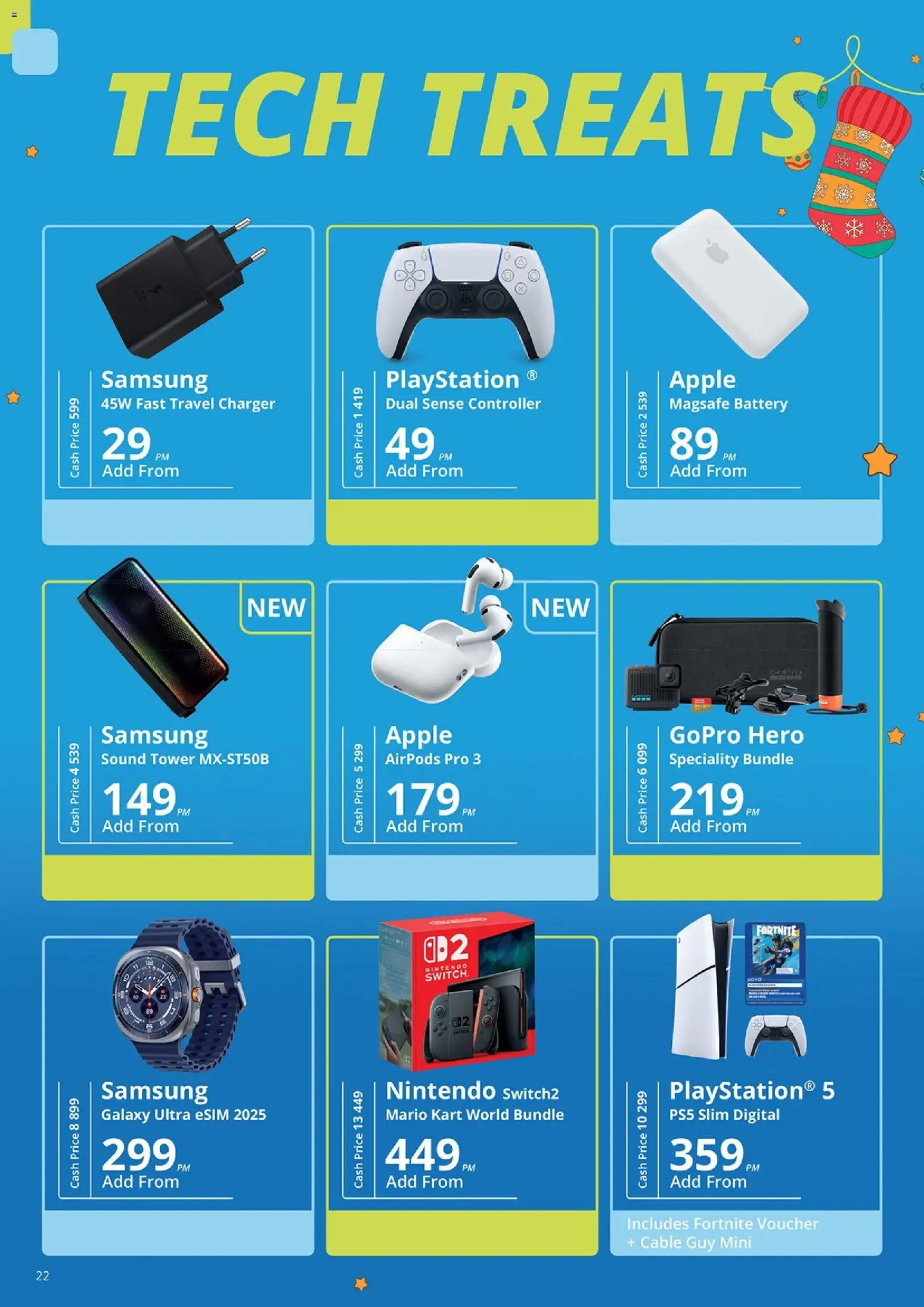 New Cellucity catalogue – valid from 09.12.2025 | Page: 22 | Products: Cable, Playstation, Battery, Switch