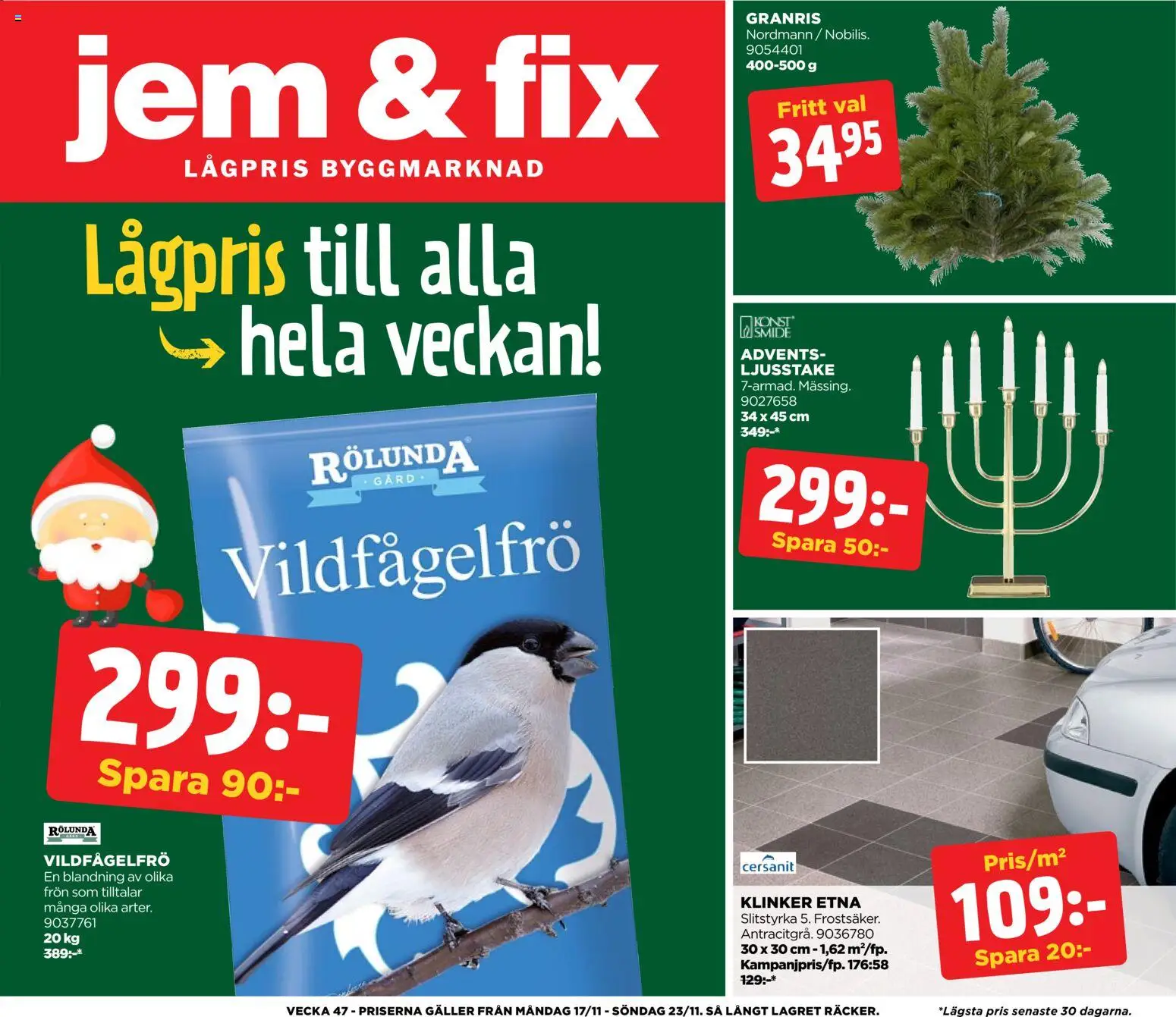 Jem & Fix reklamblad aktuell från 16.11.2025 | Sida: 1