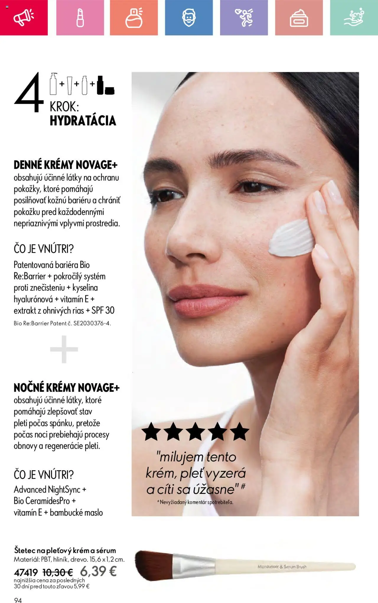 Katalóg Oriflame 12 2025 │ platný od 17.08.2025 | Strana: 94 | Produkty: Maslo, Štetec, Krém
