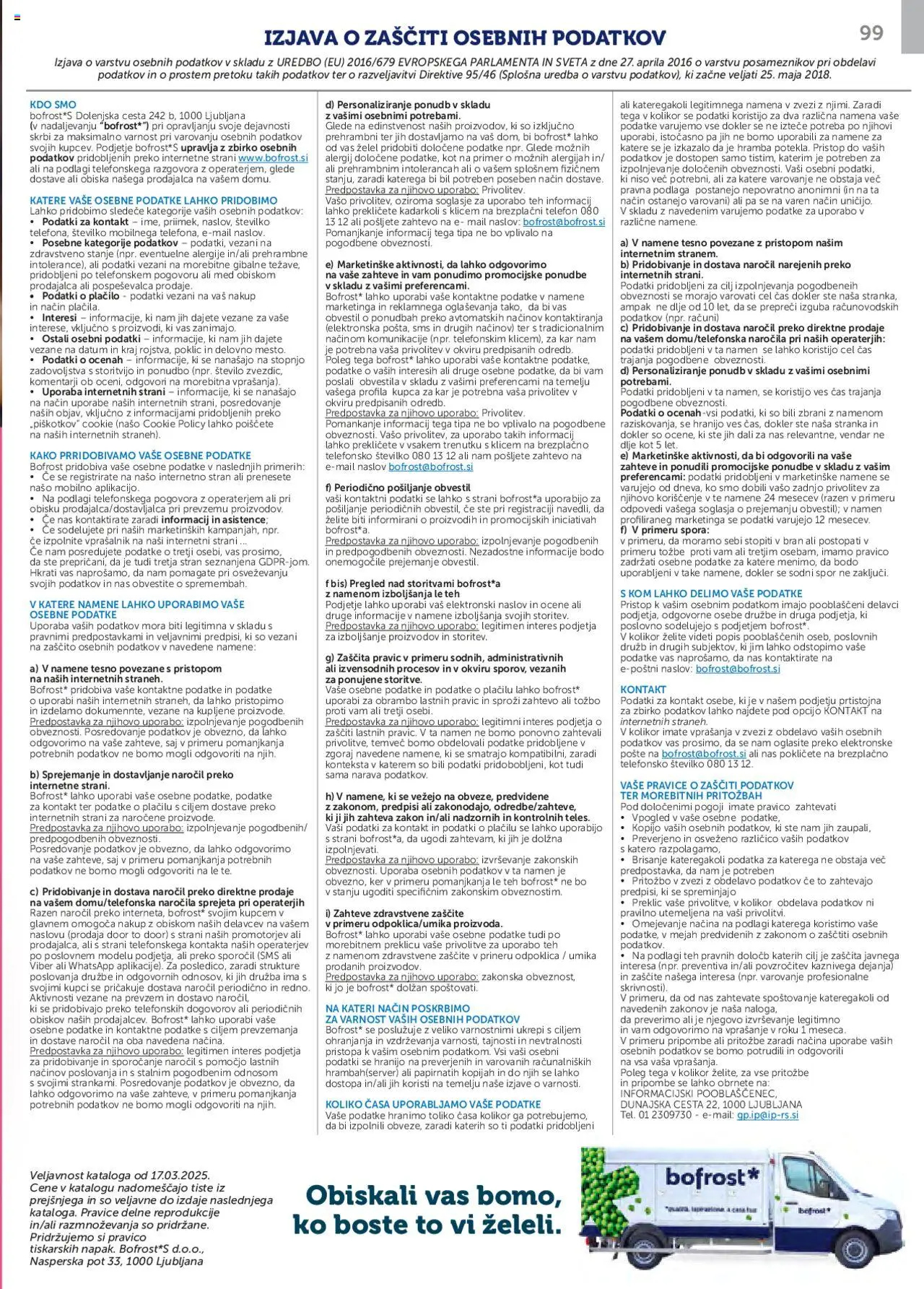 Bofrost katalog │ velja od 01.05.2025 | Stran: 99 | Izdelki: Telefon