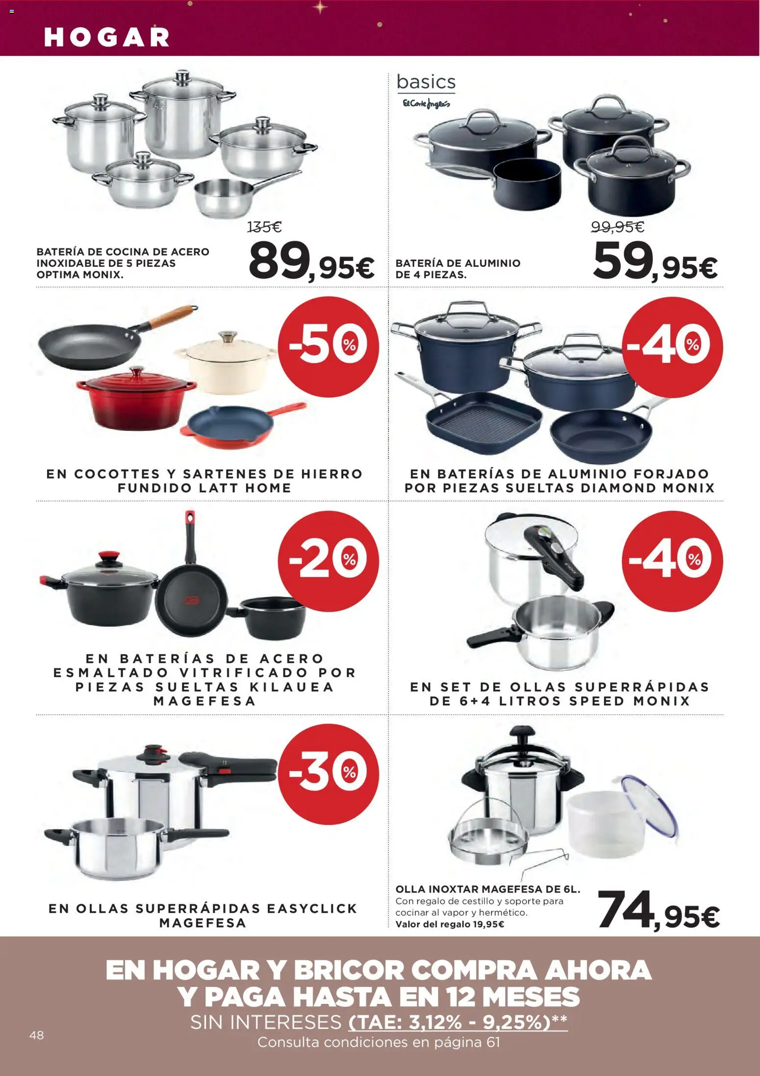 Hipercor catálogo │ válido desde el 18.12.2025 | Página: 53 | Productos: Cocina, Batería