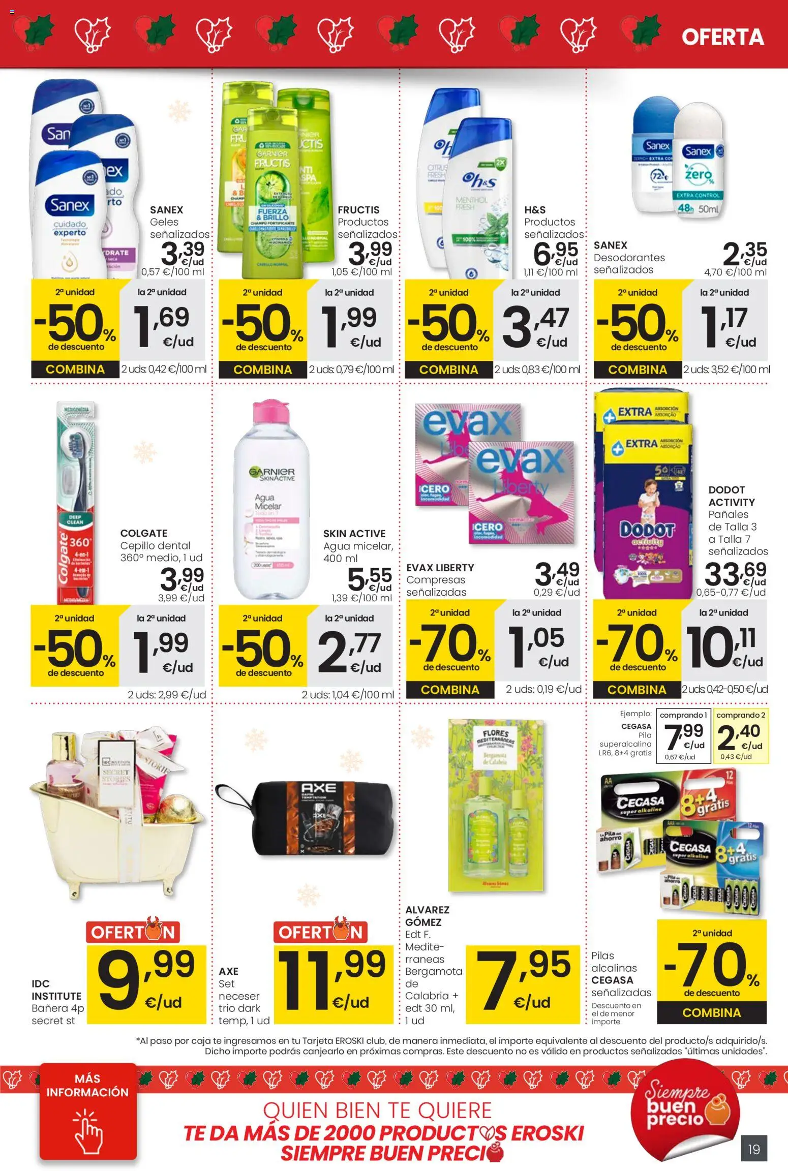 Eroski - Ofertón Navidad  │ válido desde el 27.11.2025 | Página: 19 | Productos: Cepillo, Té, Γλυφιτζούρι, Caja