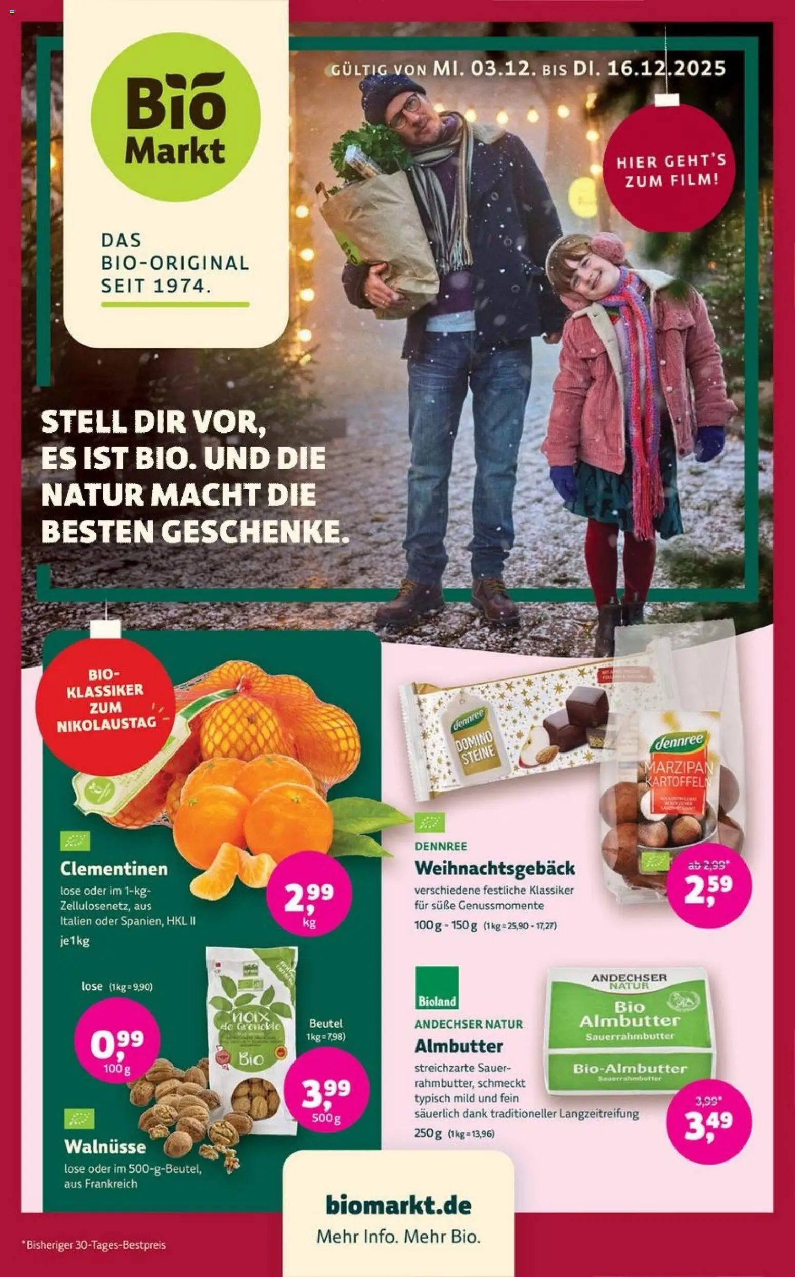 Denns BioMarkt Angebote – gültig ab 03.12.2025 | Seite: 1