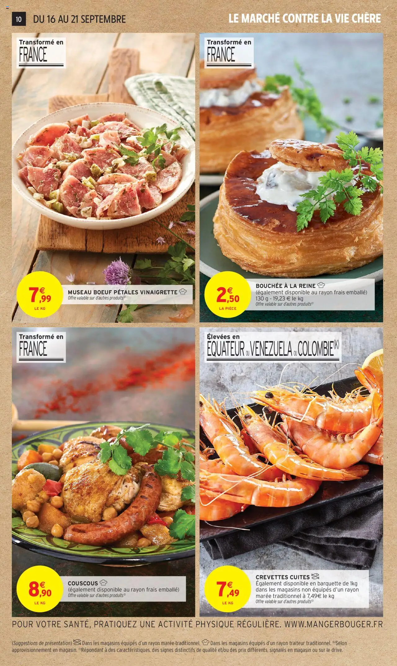  | Page: 10 | Produits: Crevettes, Couscous