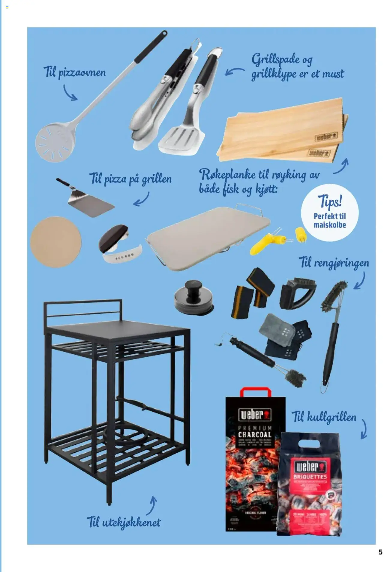  | Side: 5 | Produkter: Pizza, Fisk, Kolasås