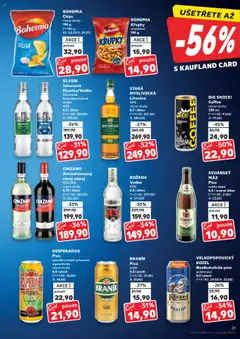 CINZANO Aromatizovaný vinný nápoj, 15%/18% různé druhy 0,75 l láhev od 17.09.2025 | Strana: 21 | Produkty: Kozel, Plech, Velkopopovický Kozel, Božkov