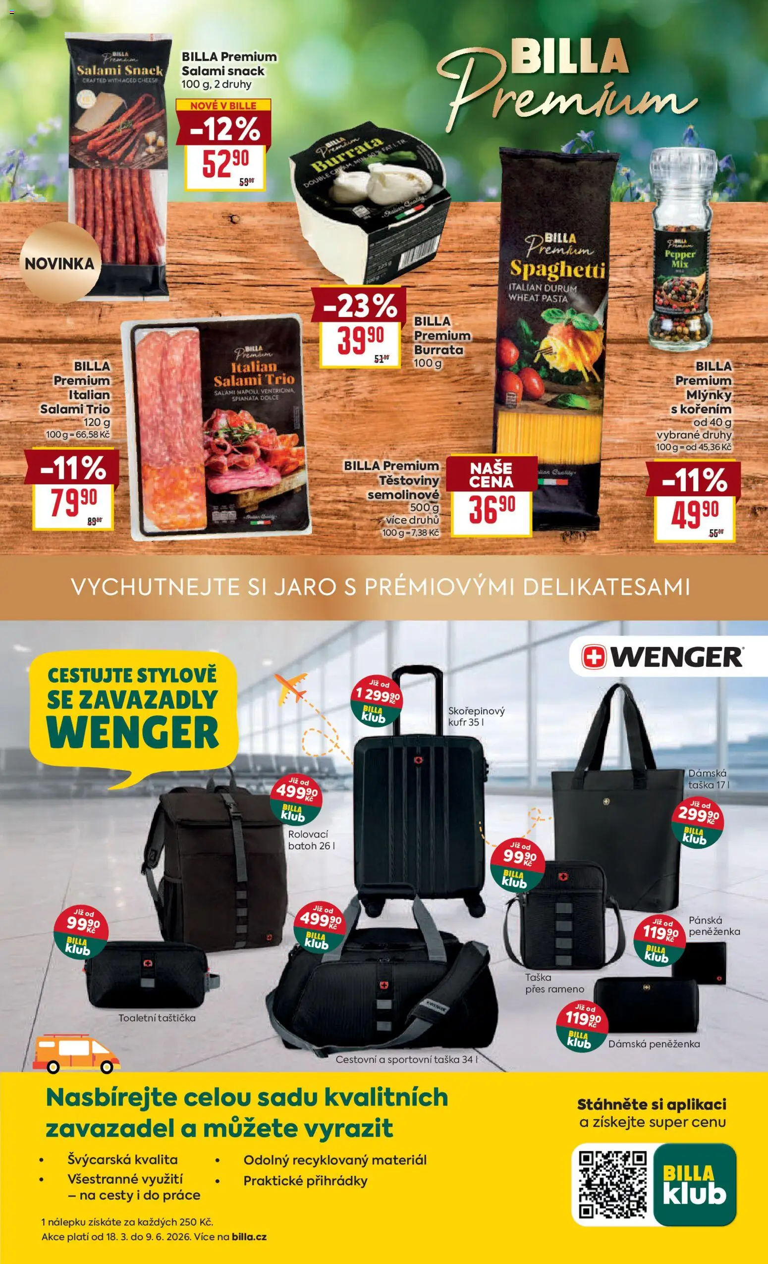 Billa leták - Velikonoce  od 18.03.2026 | Strana: 15 | Produkty: Těstoviny, Batoh, Kufr, Taška