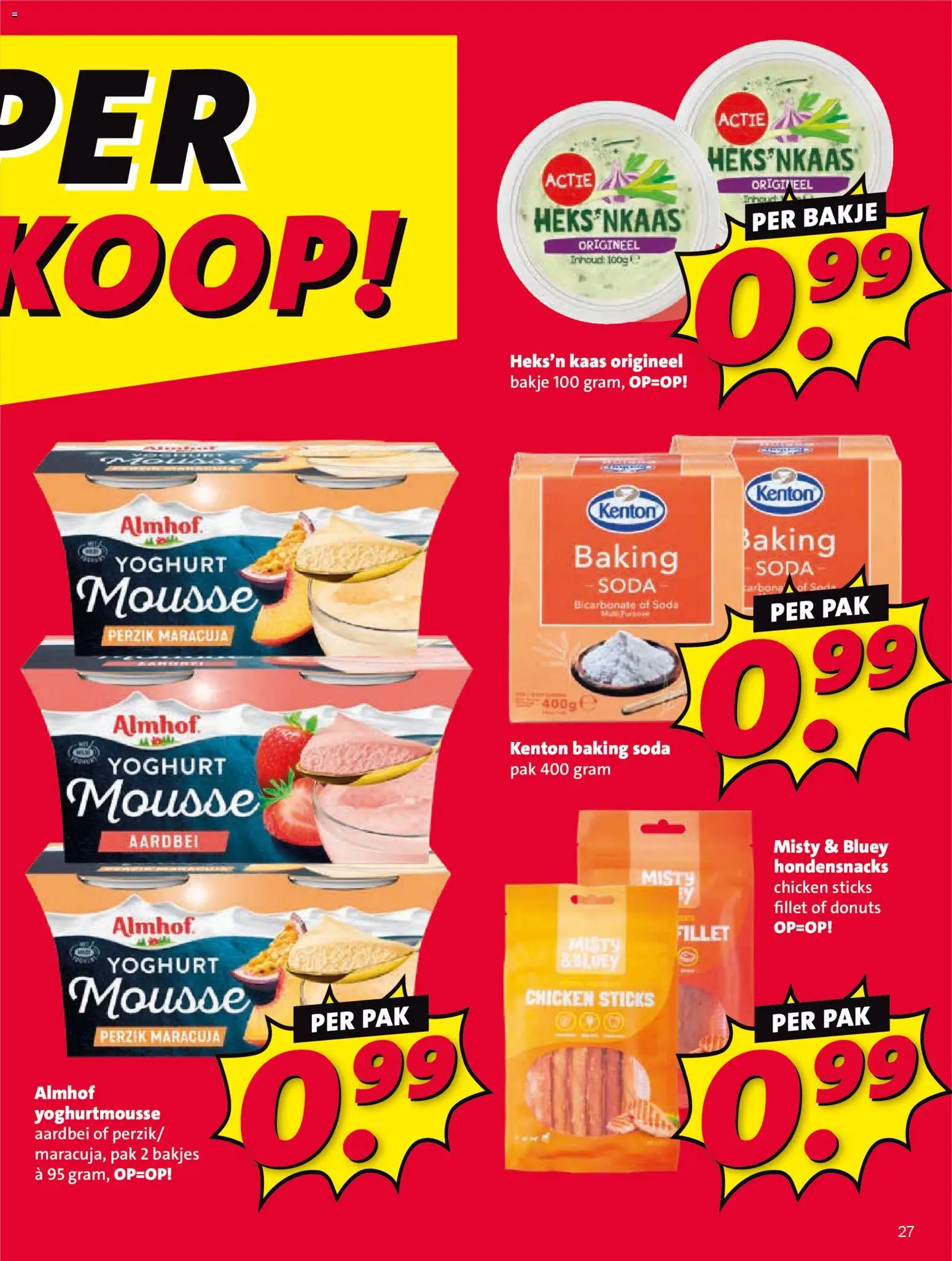 {H1} | Pagina: 27 | Producten: Kaas, Yoghurt, Donuts, Aardbei