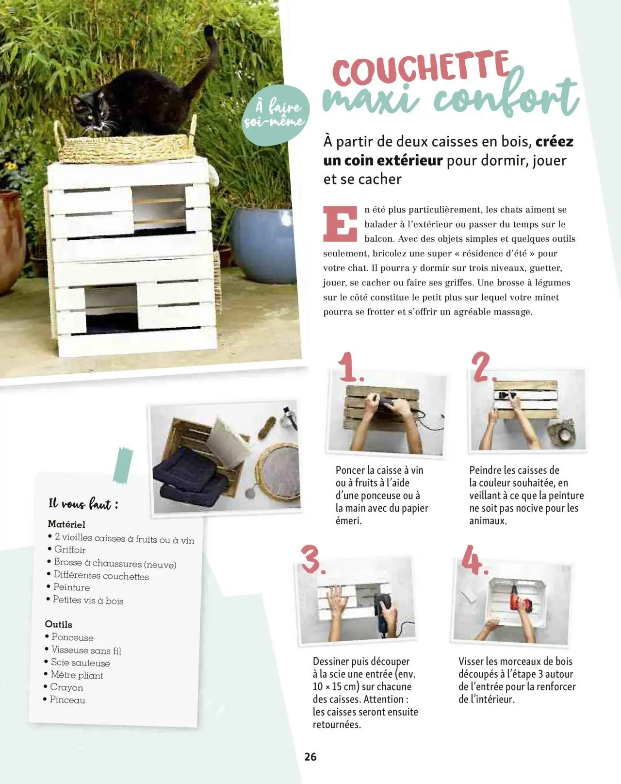  | Page: 26 | Produits: Scie sauteuse, Mètre, Pinceau, Brosse