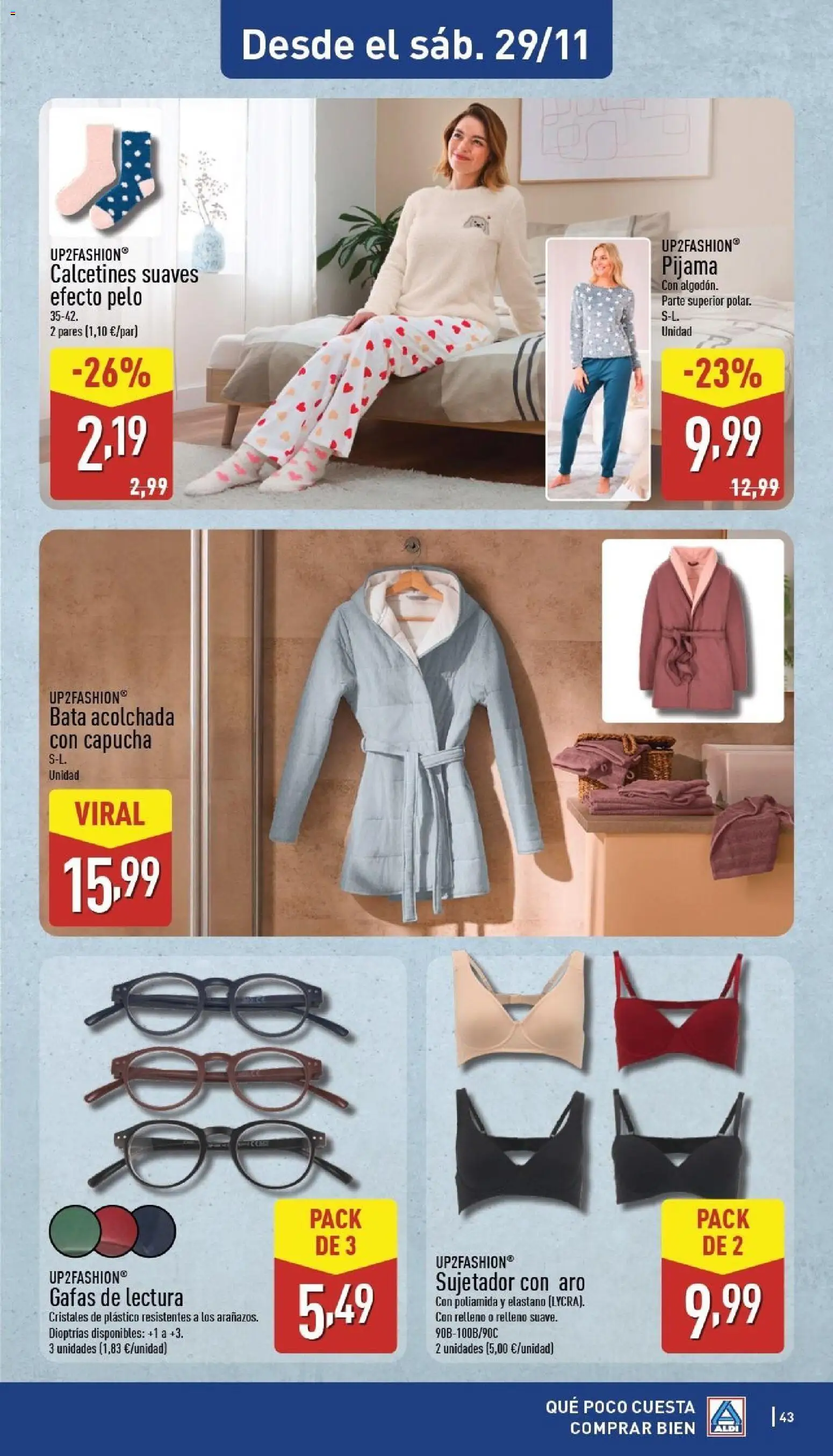 Aldi folleto Canarias │ válido desde el 24.11.2025 | Página: 43 | Productos: Pijama