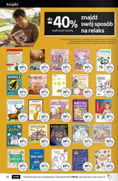Pogląd oferty "Empik promocje" - ważna od 22.04.2026 | Strona: 50 | Produkty: Książki, Kwiaty