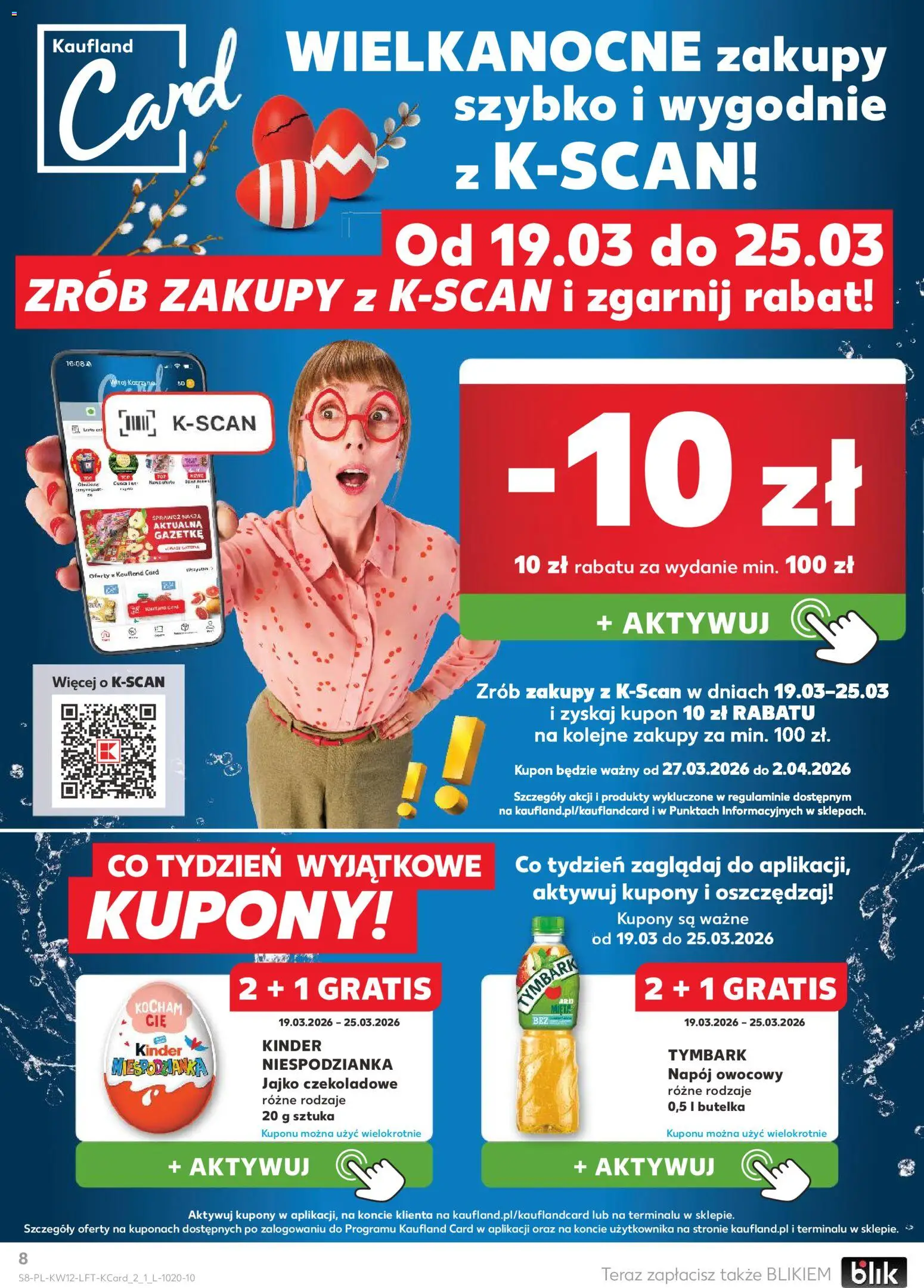 Kaufland Polsko leták od 19.03.2026 | Strana: 8 | Produkty: Kinder