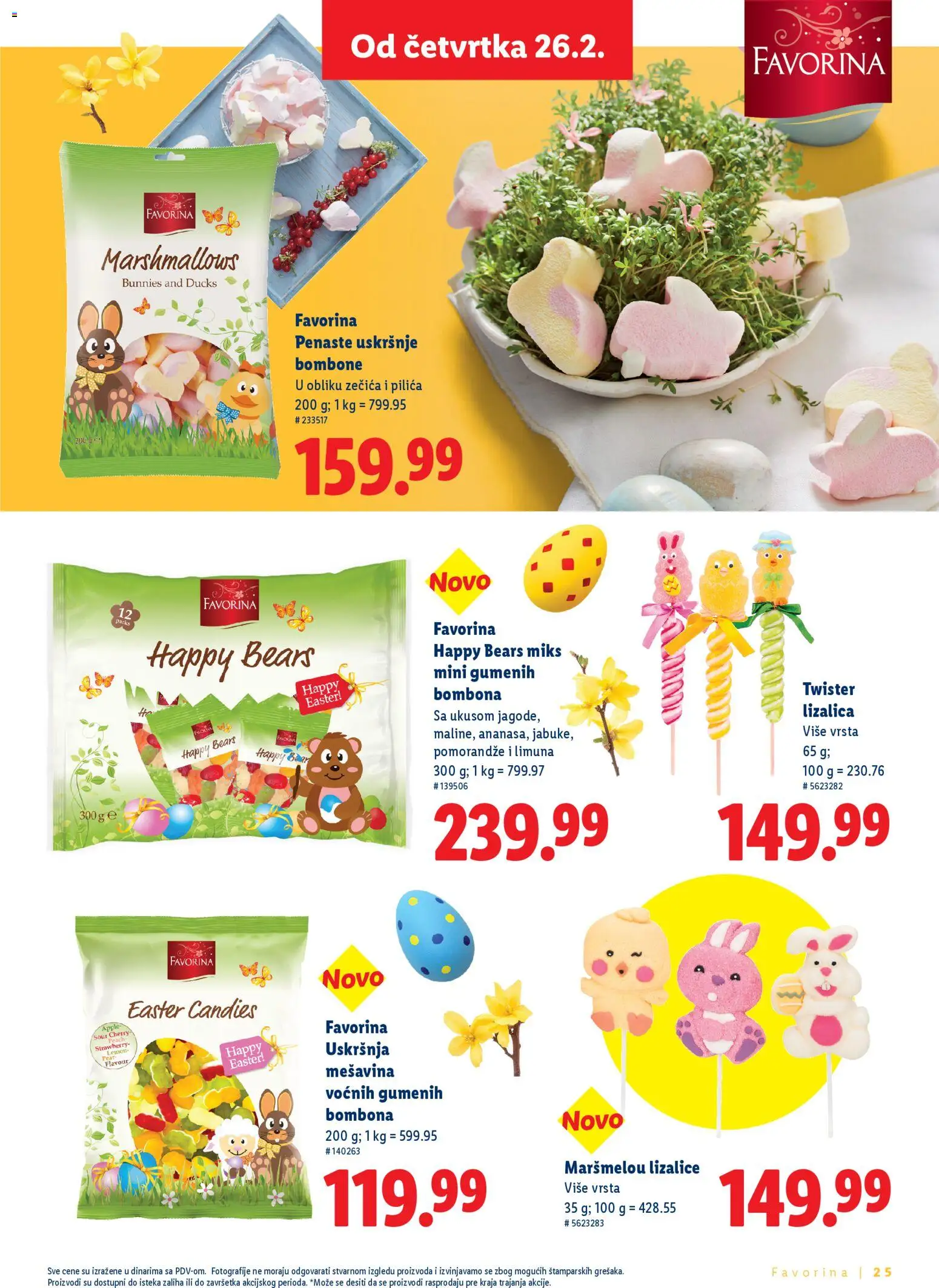 Lidl katalog - važi od 26.02.2026 | Strana: 25 | Proizvode: Bombone, Lizalica