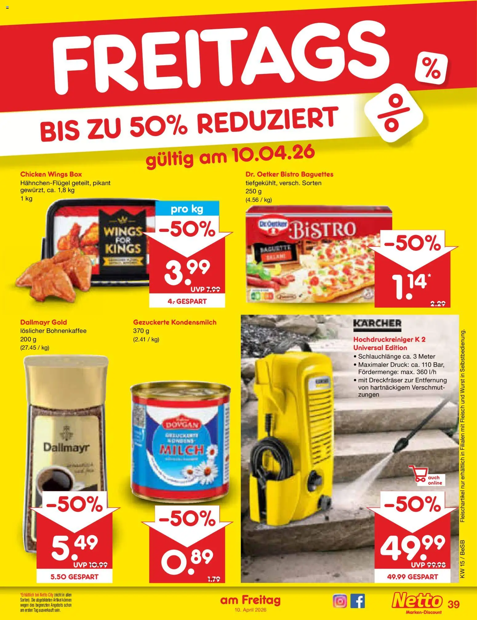 Netto Marken-Discount Prospekt 	 – gültig ab 07.04.2026 | Seite: 55 | Produkte: Box, Baguette, Wurst, Hochdruckreiniger