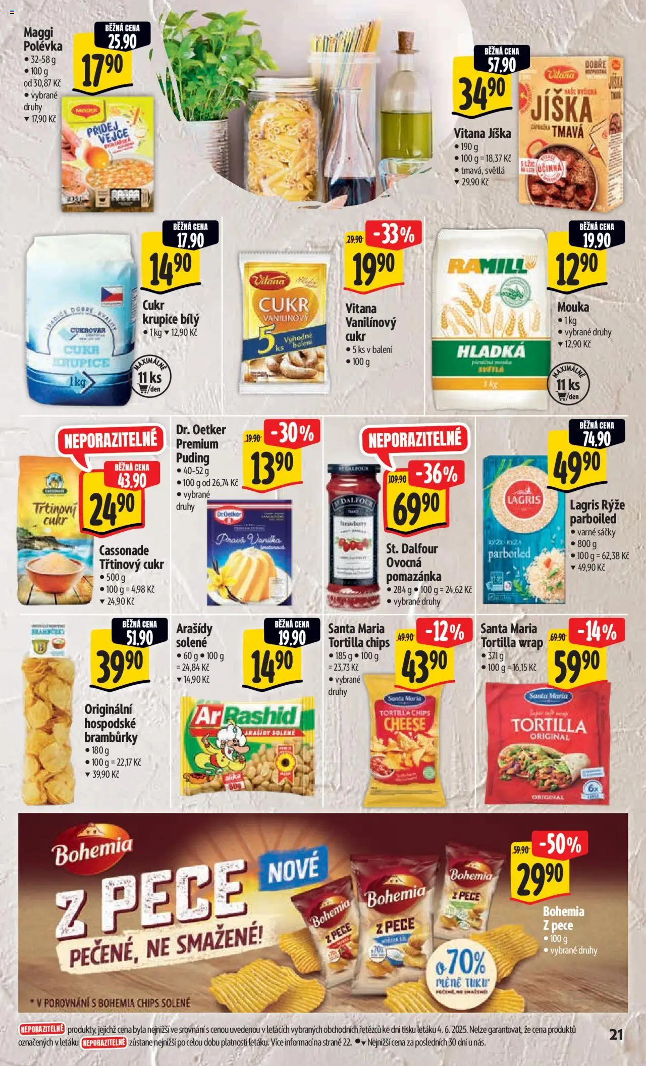 Albert leták - Hypermarket od 11.06.2025 | Strana: 29 | Produkty: Vejce, Krupice, Mouka, Tortilla wrap