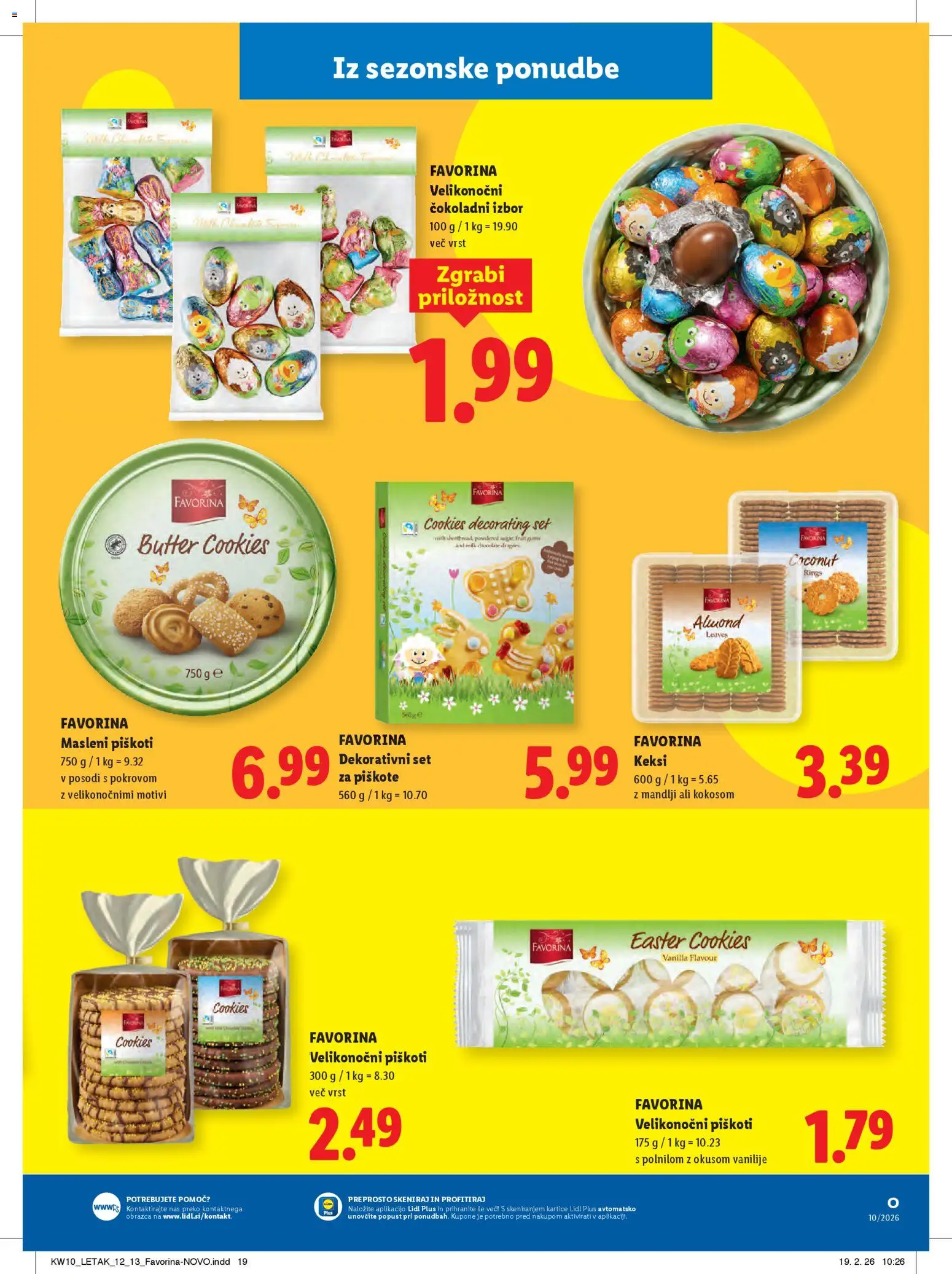 Novi Lidl katalog ponudbe – veljaven od 05.03.2026 | Stran: 31 | Izdelki: Keksi, Mandlji, Piskoti