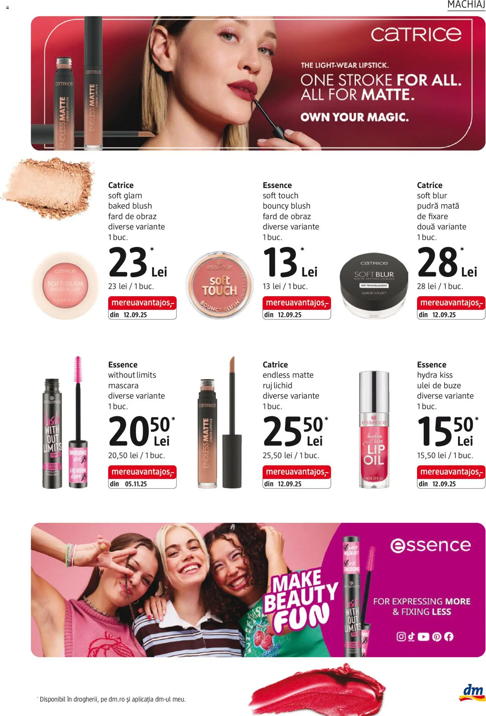 Noul catalog DM drogeriemarkt – valabil de la 05.02.2026 | Pagină: 11 | Produse: Pepino, Blush, Mascara, Ruj