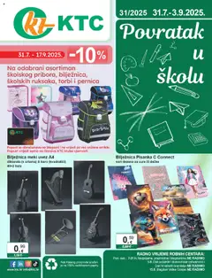Katalog Škola KTC - Pregled kataloga iz trgovine KTC, vrijedi od 31.07.2025