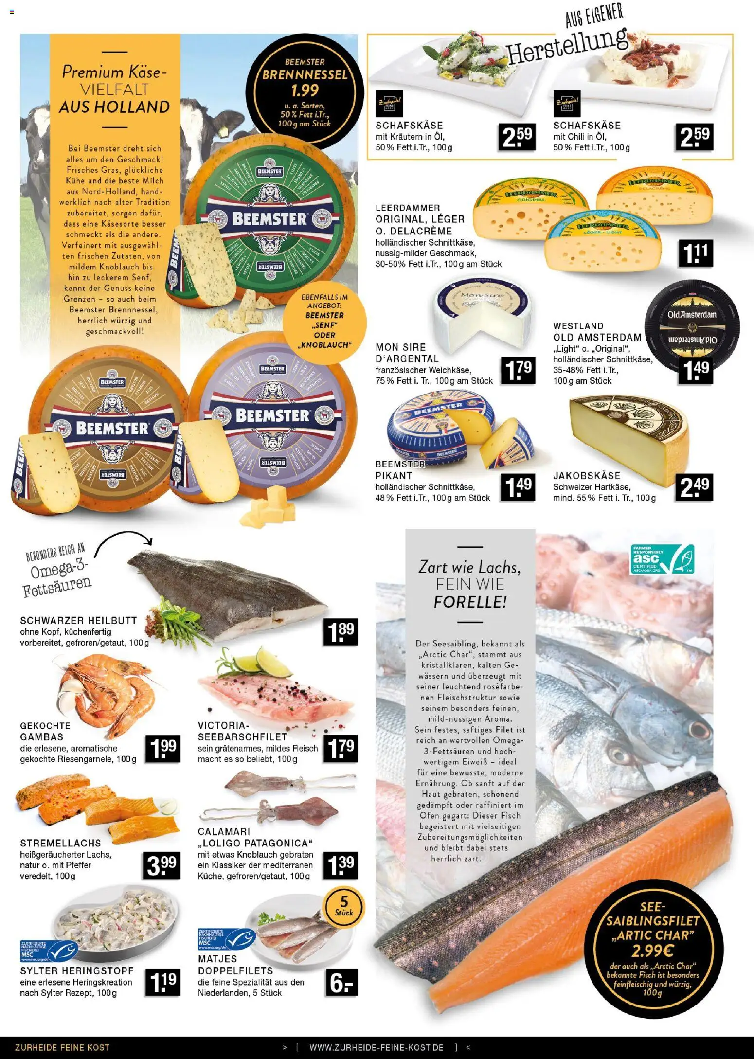 Edeka Zurheide Prospekt – gültig ab 09.03.2026 | Seite: 4 | Produkte: Milch, Käse, Fisch, Chili