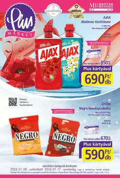 Plus Market Akciós újság - amely érvényes a következő dátumtól: 08.01.2026