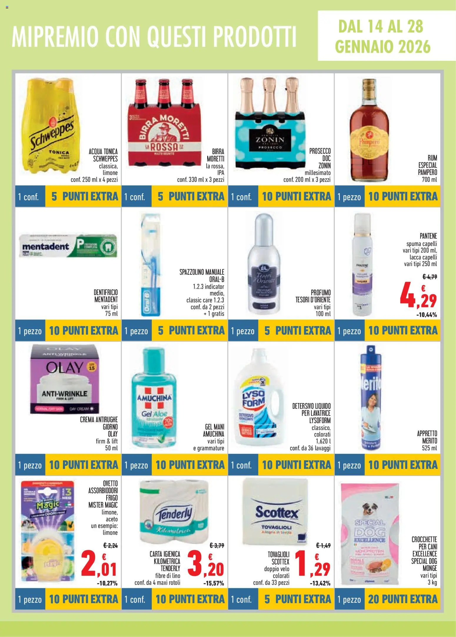 Volantino Conad del 02.01.2026 | Pagina: 11 | Prodotti: Lacca, Acqua tonica, Limone, Birra Moretti