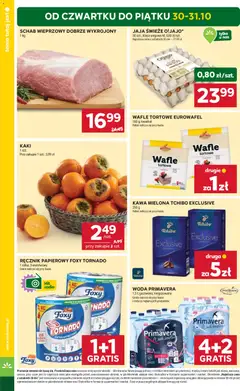 Pogląd oferty "Stokrotka Gazetka" - ważna od 30.10.2025 | Strona: 2 | Produkty: Kaki, Radio, Tchibo, Woda