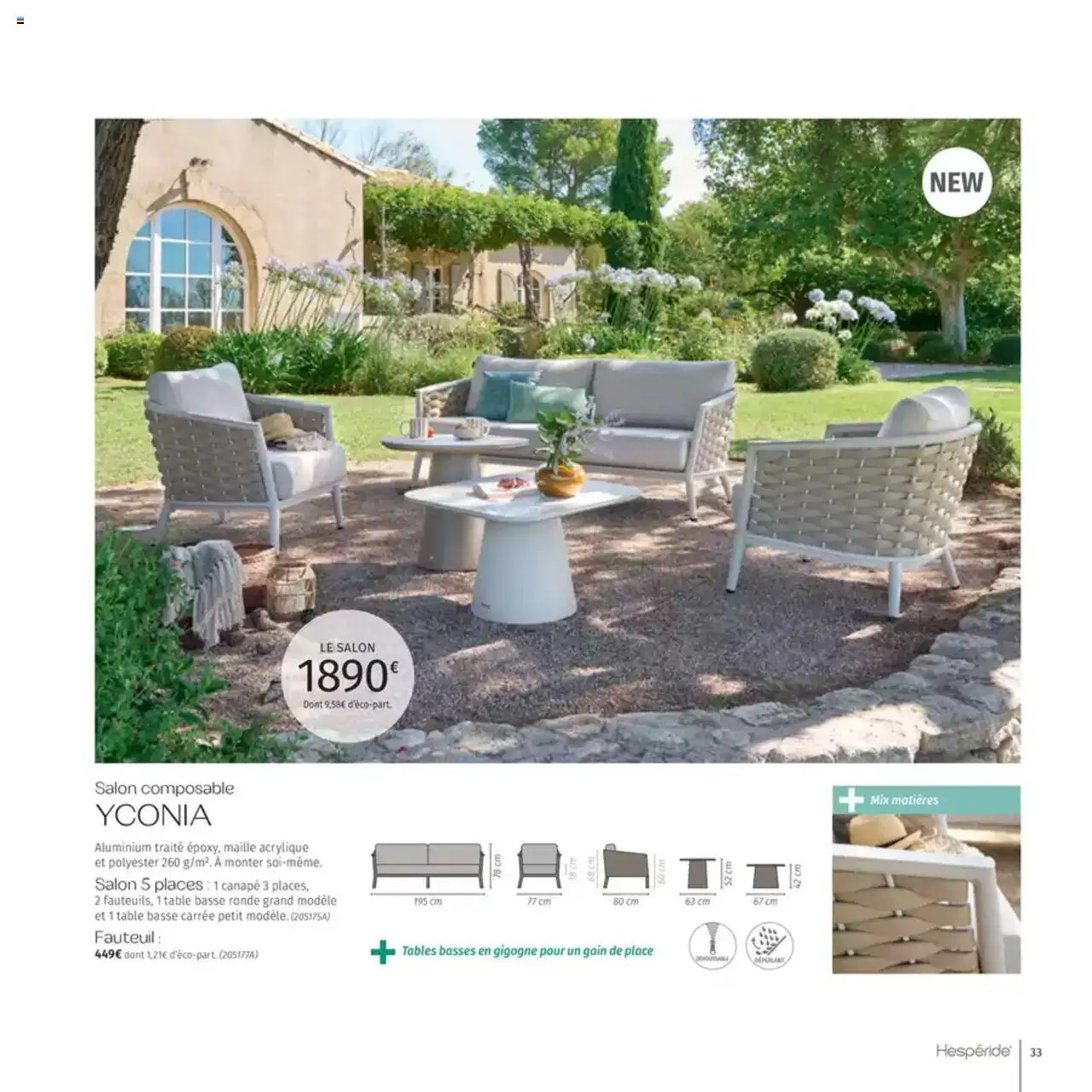 | Page: 33 | Produits: Canapé, Fauteuil, Table basse, Table