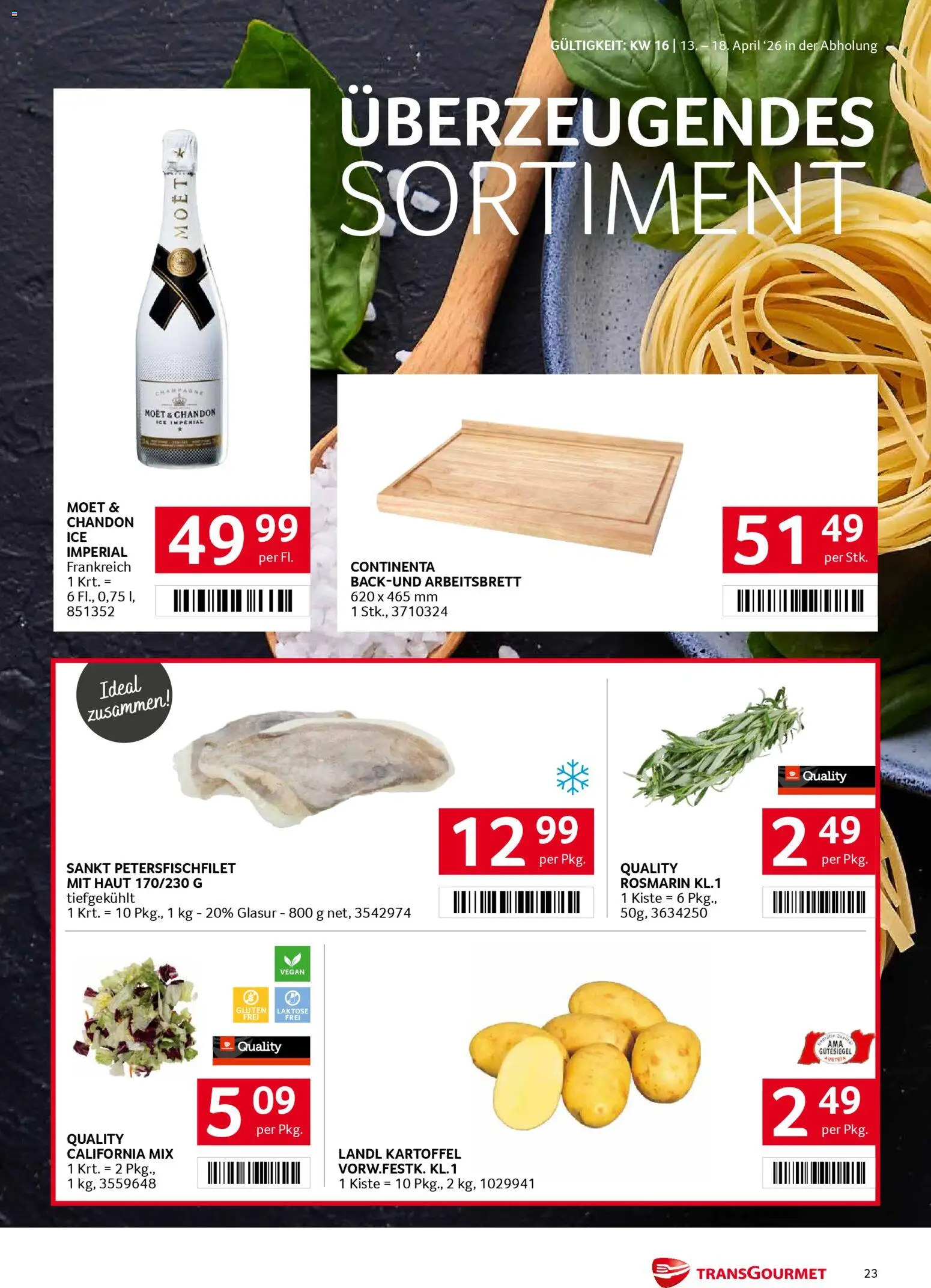 Transgourmet Flugblatt gültig ab 13.04.2026 | Seite: 23