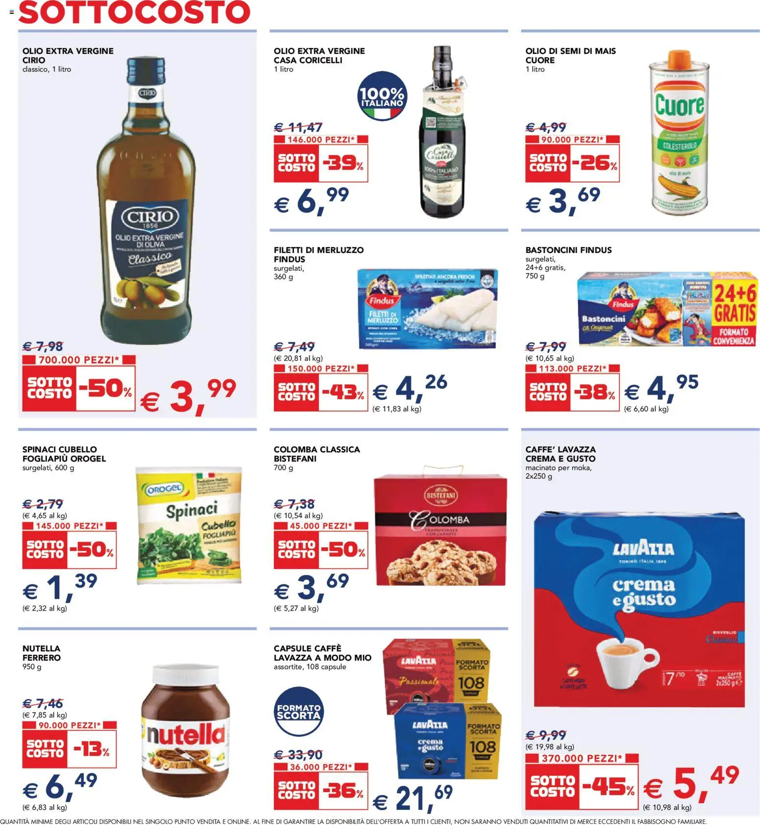 Volantino Esselunga S del 12.03.2026 | Pagina: 3 | Prodotti: Crema, Caffè, Nutella, Mais