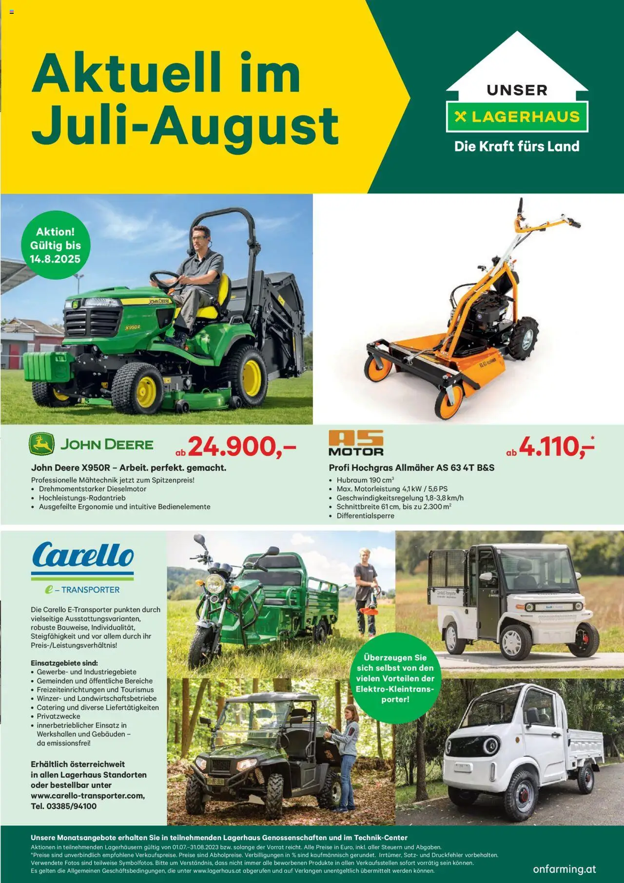 Lagerhaus Unser Land Juli-August 2025 gültig ab 01.07.2025 | Seite: 57