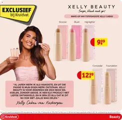 Kruidvat folder week 43 - Voorbeeld van een folder van Kruidvat, geldig van 20.10.2025 | Pagina: 16 | Producten: Concealer, Bronzer, Foundation, Kan