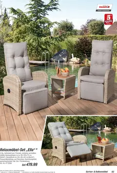 Toom Baumarkt  Gartenmöbel & Solar-Leuchten 2026 ab 01.01.2026 gültig | Seite: 63 | Produkte: Beistelltisch