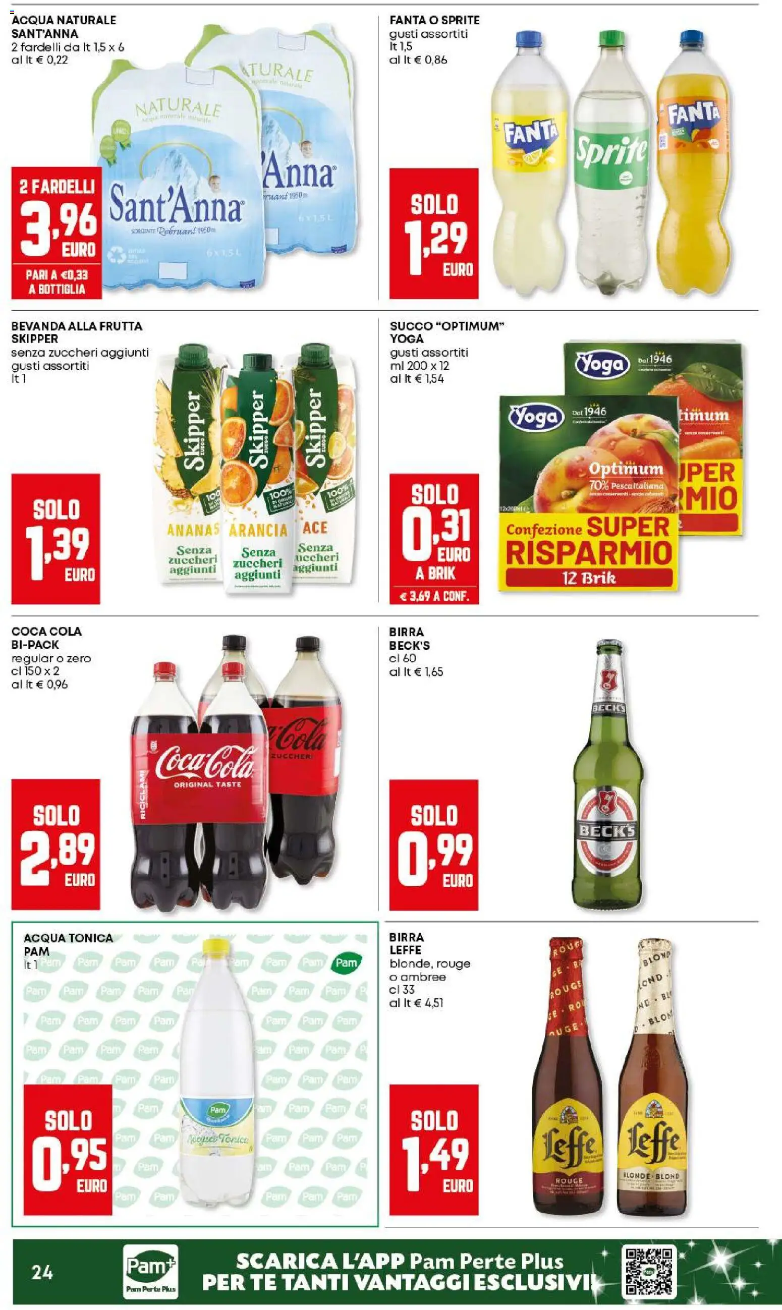 Volantino Panorama del 18.12.2025 | Pagina: 24 | Prodotti: Acqua tonica, Ananas, Acqua naturale, Fanta