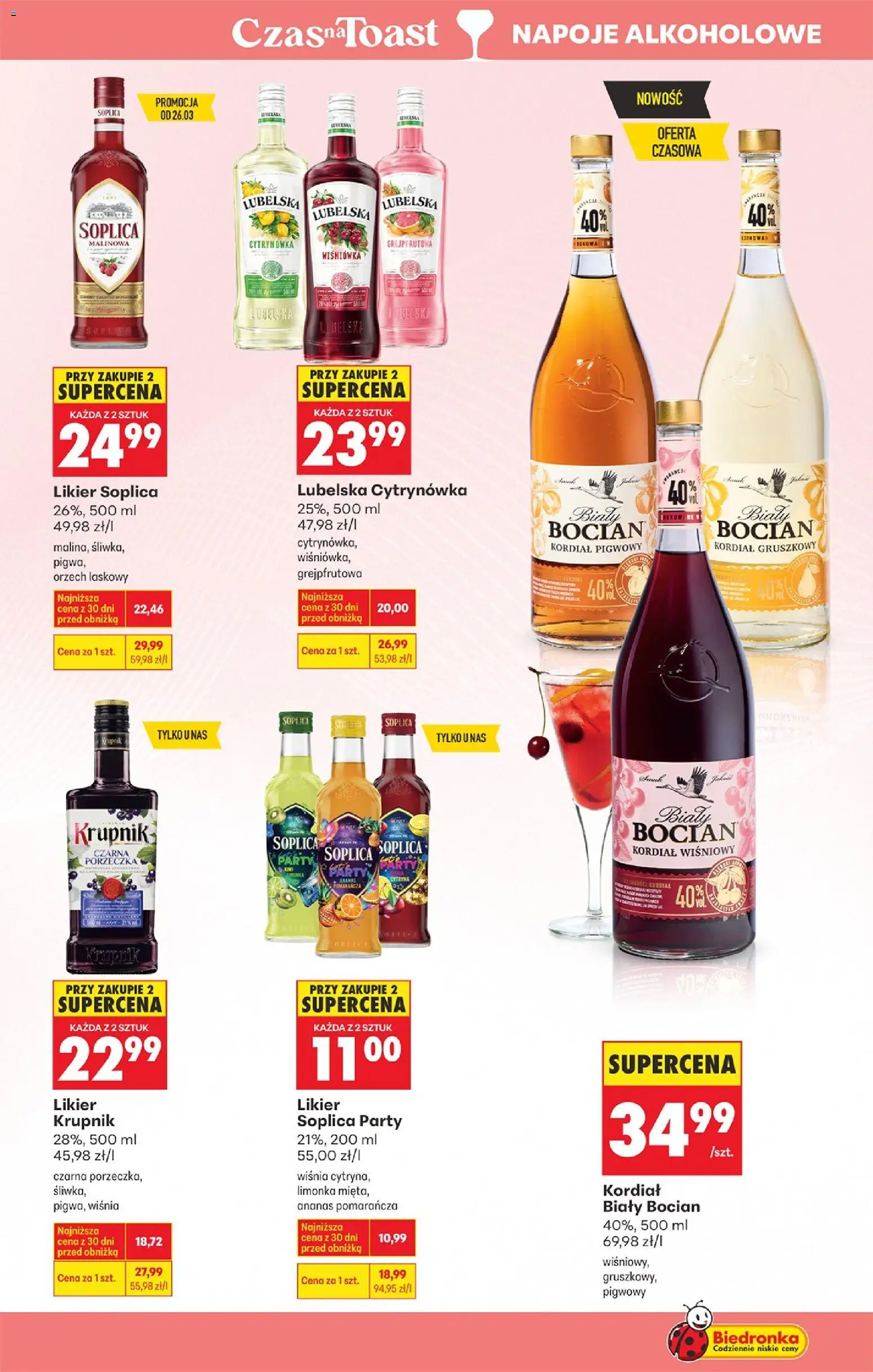Biedronka Polsko leták - Czas na toast od 23.03.2026 | Strana: 47 | Produkty: Ananas