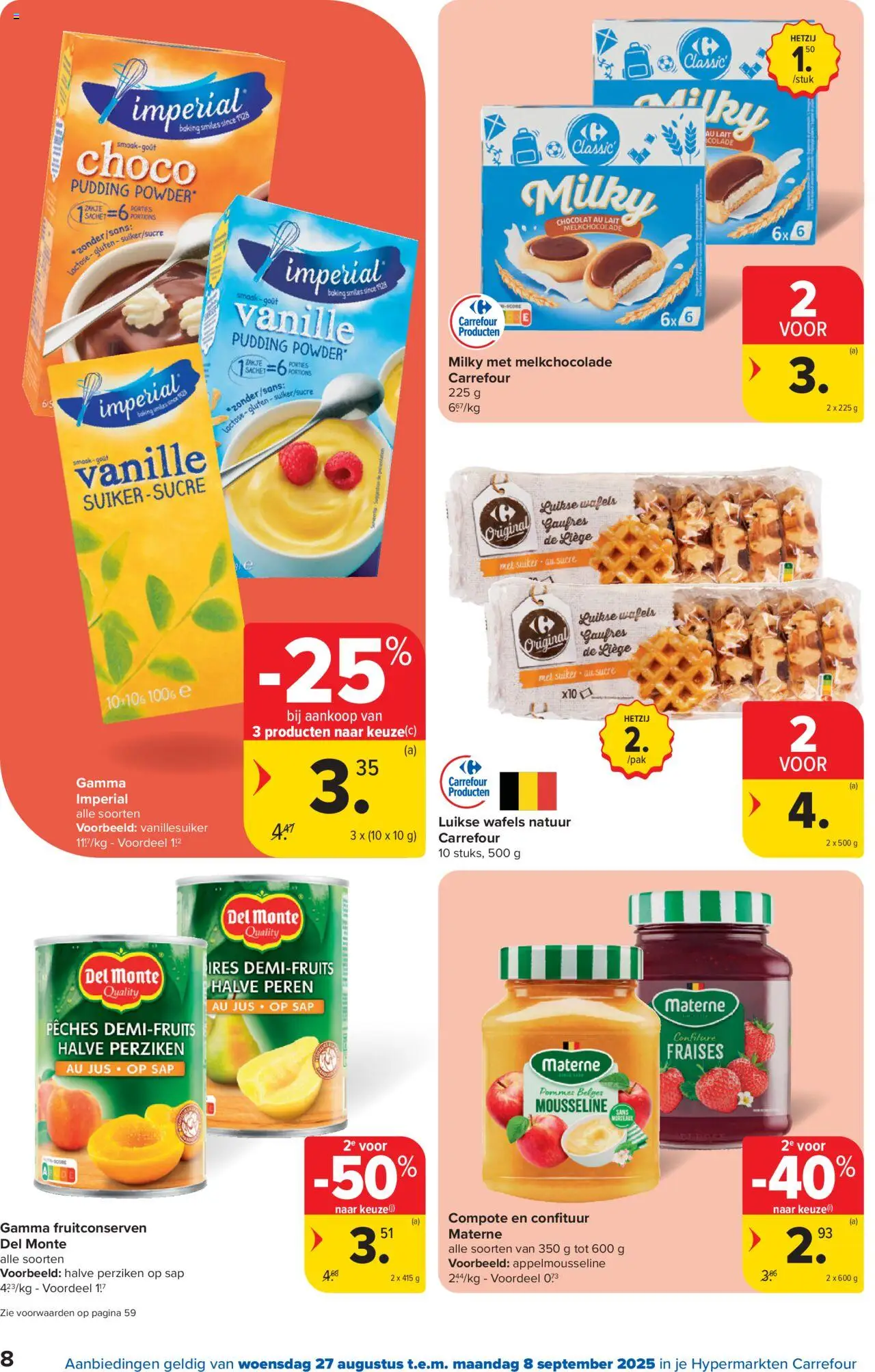  | Pagina: 8 | Producten: Sap, Pudding, Wafels, Halloween tök