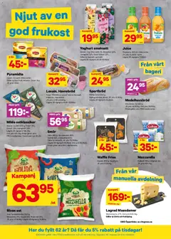 City Gross - erbjudanden - Förhandsvisning av reklamblad från butik City Gross aktuell från 16.02.2026 | Sida: 5 | Produkter: Smör, Ost, Yoghurt, Juice