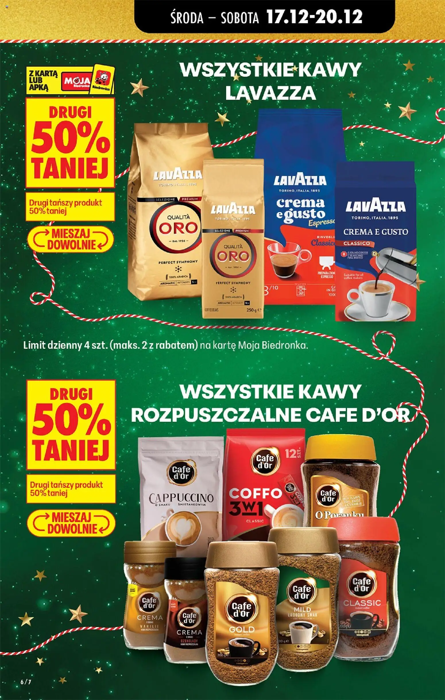 Biedronka gazetka - Oferta w tym tygodniu od 17.12.2025 | Strona: 12 | Produkty: Karta, Kawa rozpuszczalna, Lavazza, Kawa