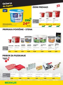 Novi Merkur katalog ponudbe – veljaven od 03.09.2025 | Stran: 14 | Izdelki: Pribor, Mrežica, Folija, Barva