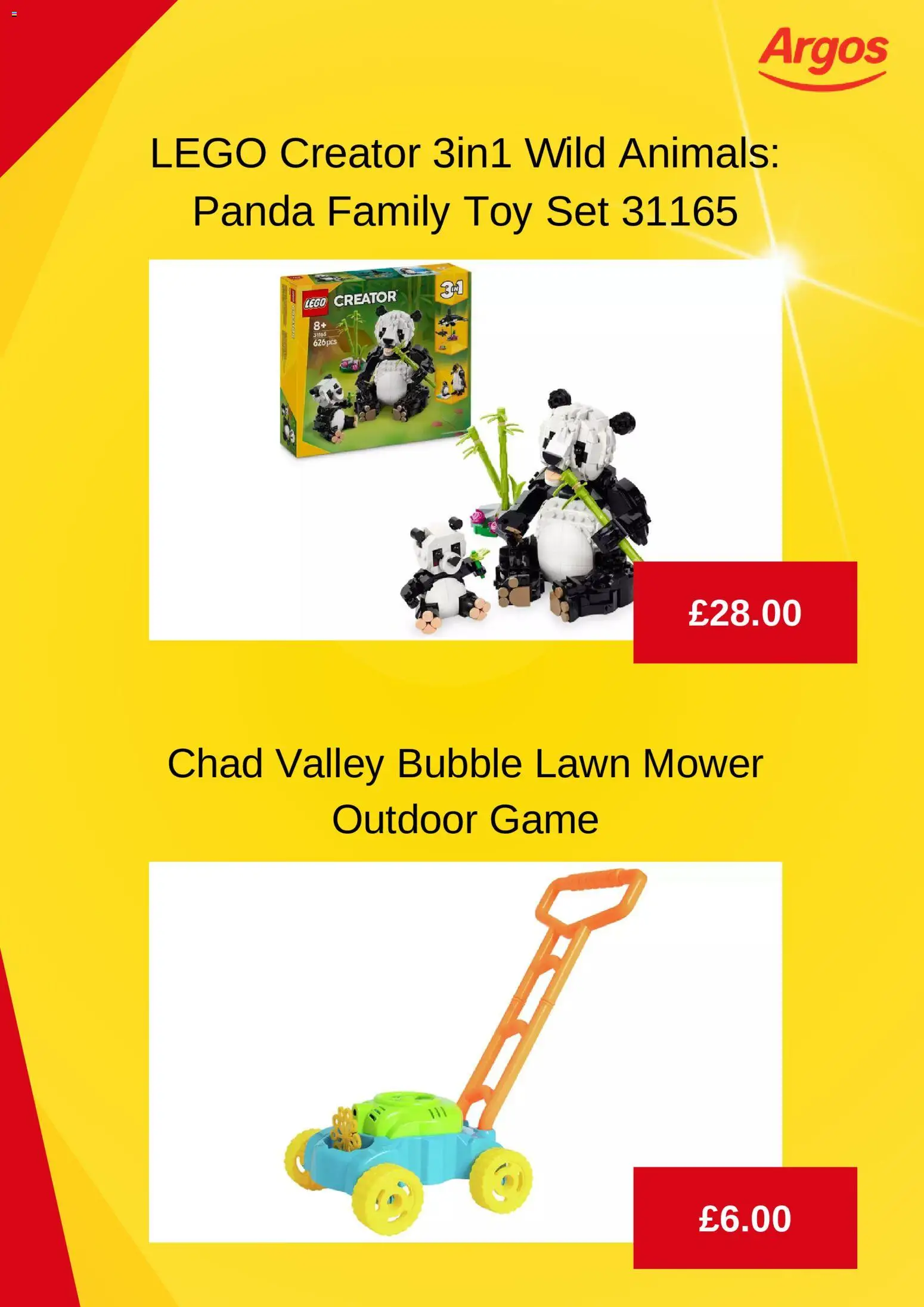 {H1} | Page: 4 | Products: Toy, Lego, Mower