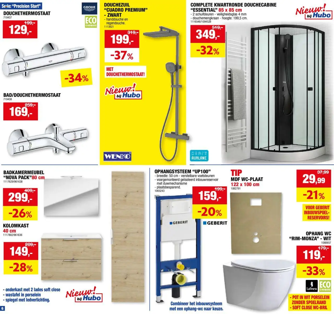  | Pagina: 6 | Producten: Wc, Spiegel