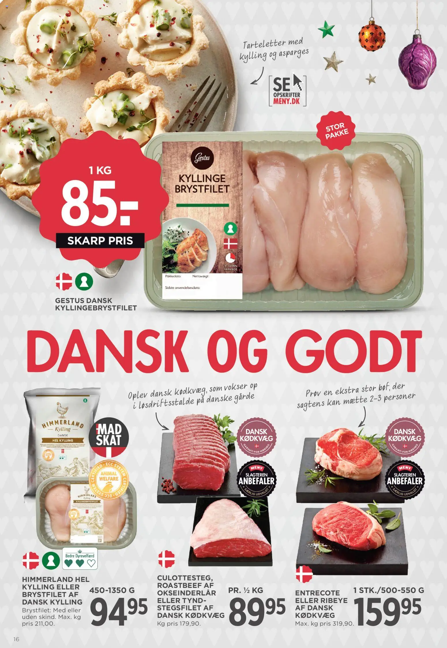 Meny tilbudsavis – gyldig fra 12.12.2025 | Side: 21 | Produkter: Roastbeef, Søm, Tarteletter, Asparges